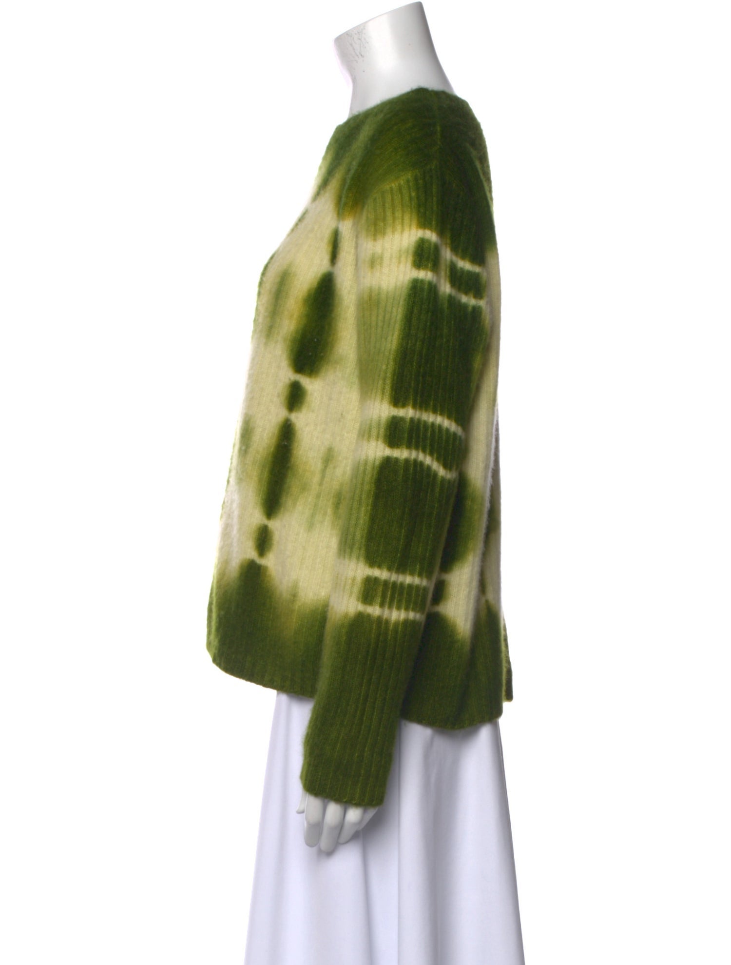 The Elder Statesman Cashmere Tie-Dye Print Sweater