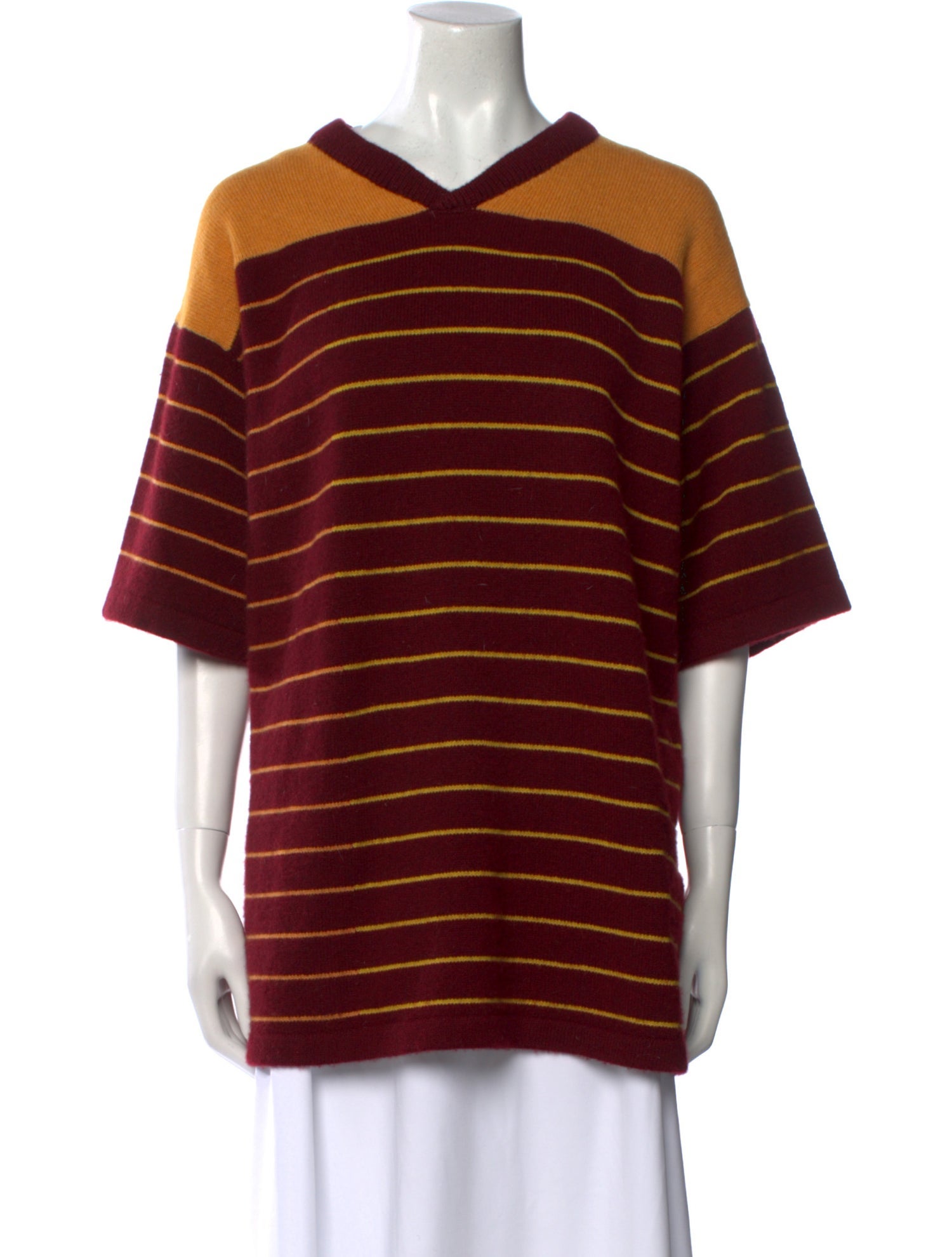 The Elder Statesman Cashmere Striped Sweater