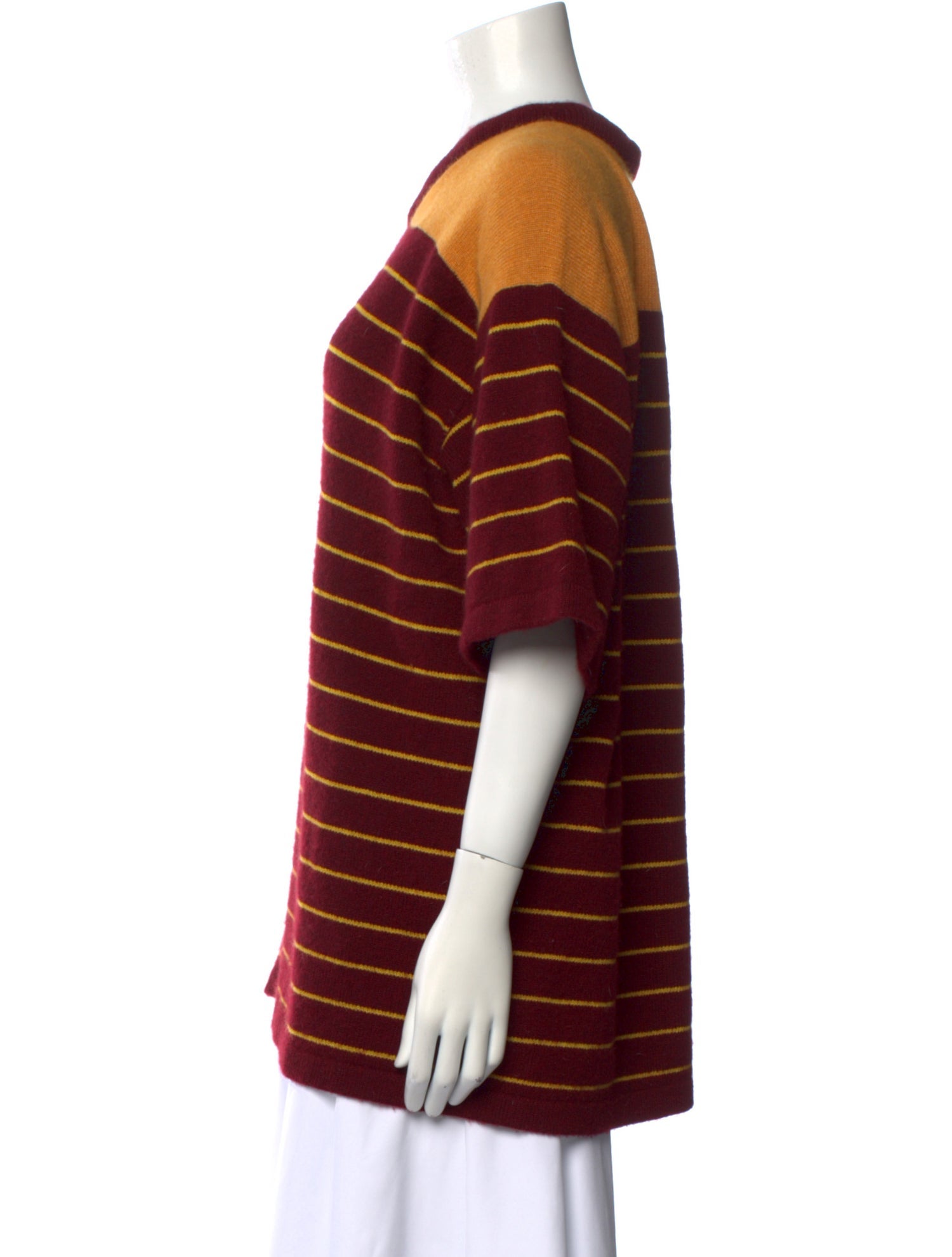 The Elder Statesman Cashmere Striped Sweater