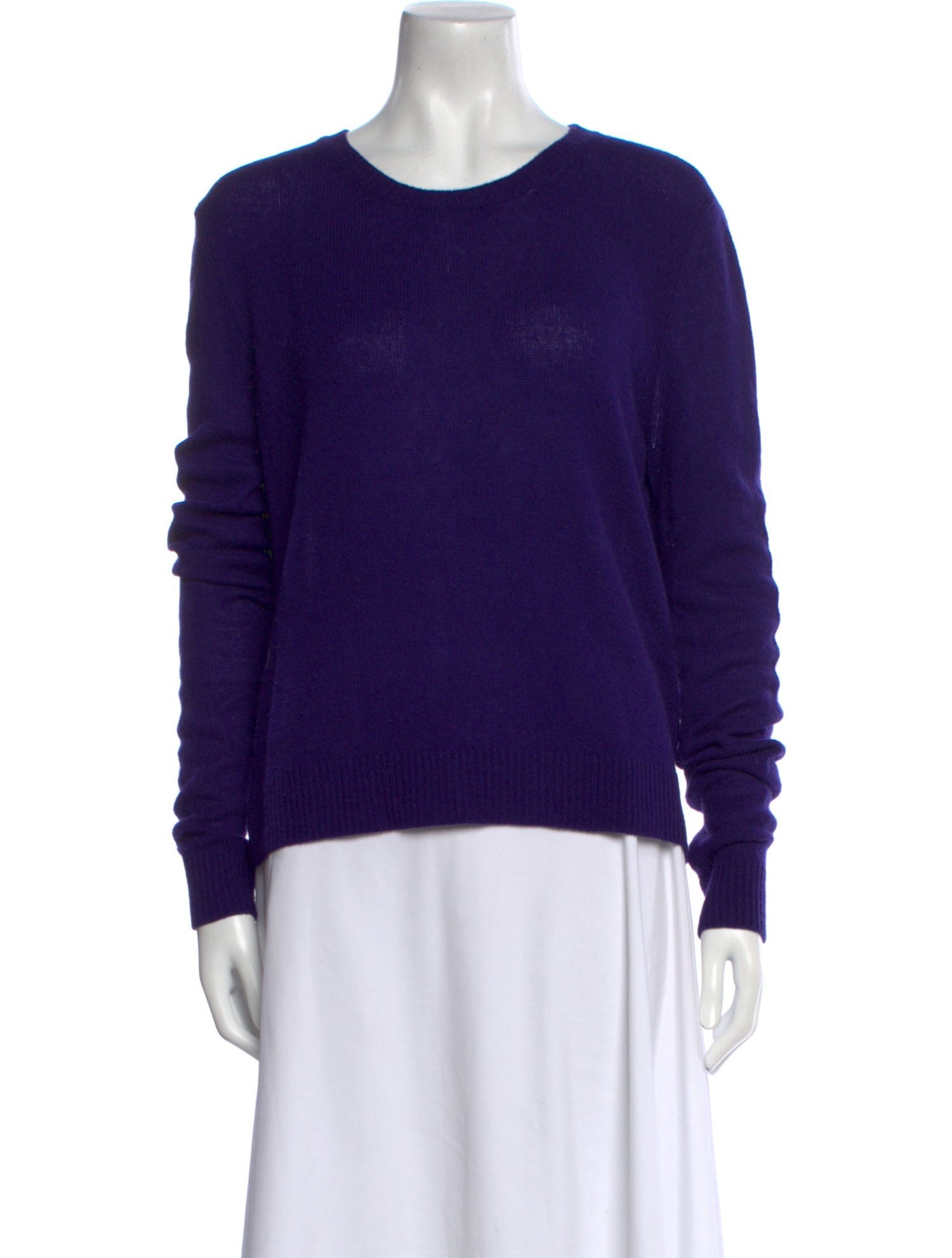 The Elder Statesman Cashmere Scoop Neck Sweater