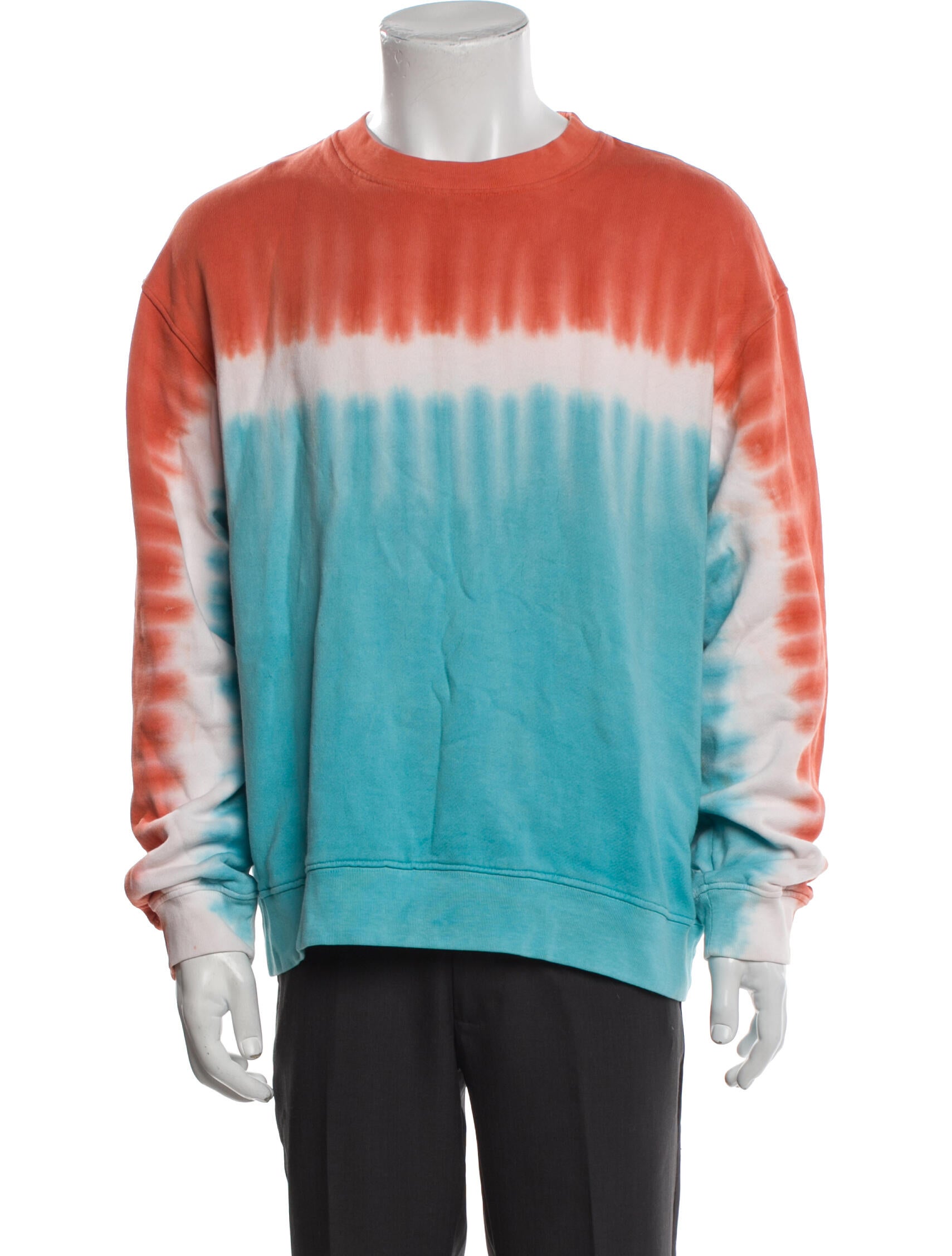 The Elder Statesman Tie-Dye Print Crew Neck Pullover