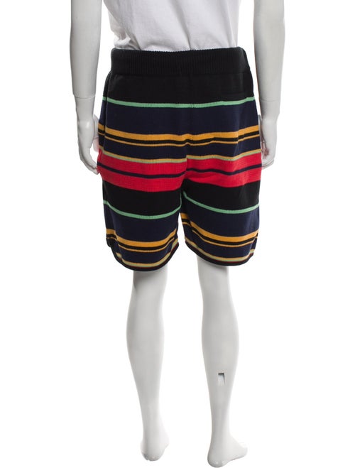 The Elder Statesman Striped Jogger Shorts