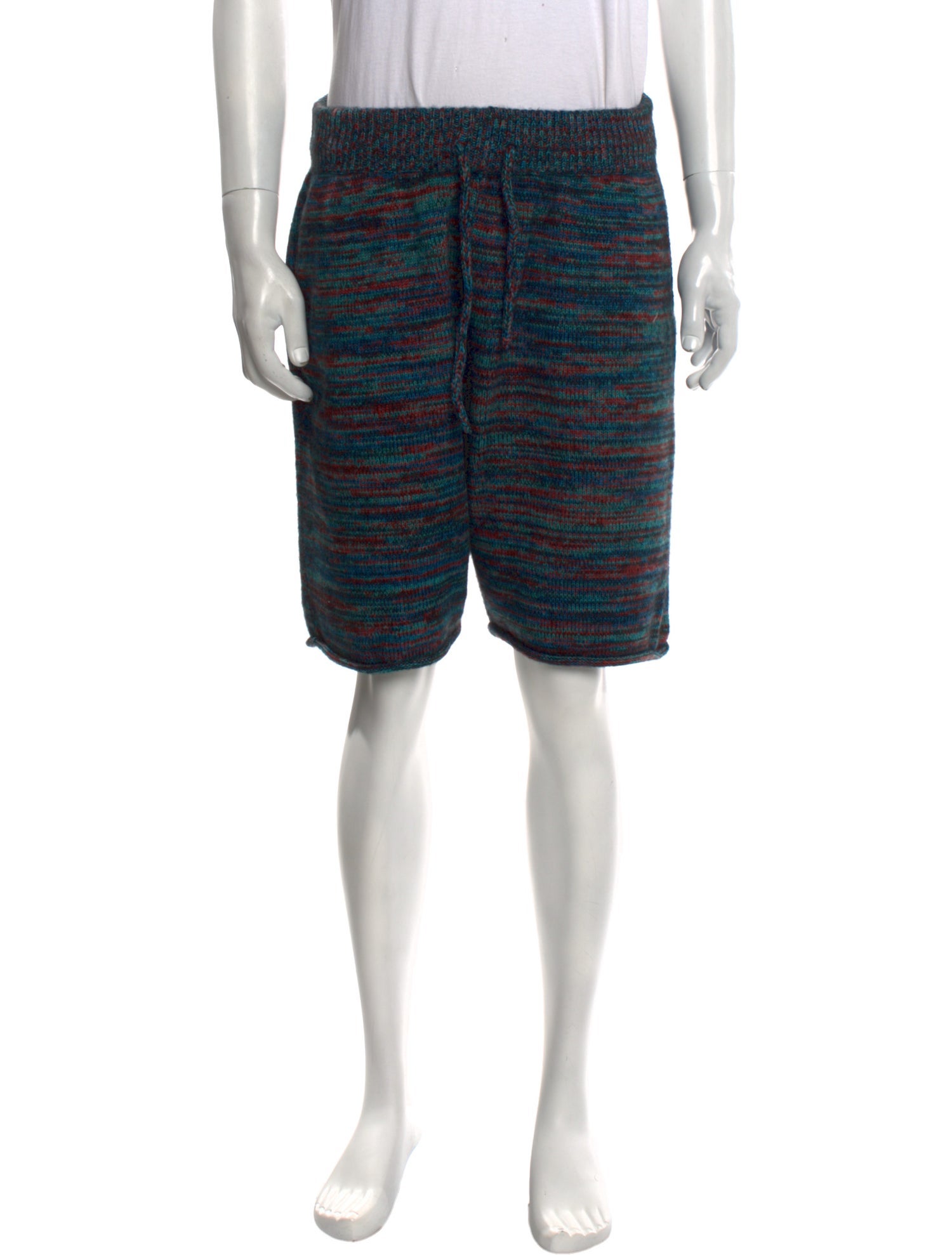 The Elder Statesman Cashmere Jogger Shorts