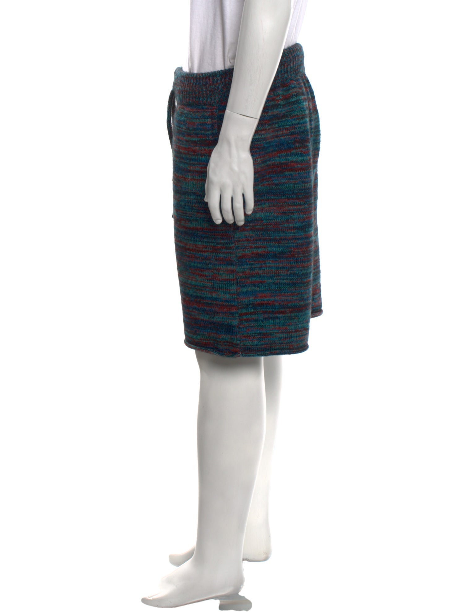 The Elder Statesman Cashmere Jogger Shorts