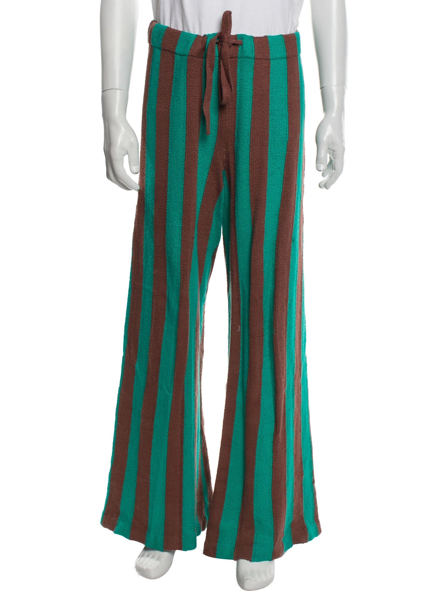 The Elder Statesman Striped Pants