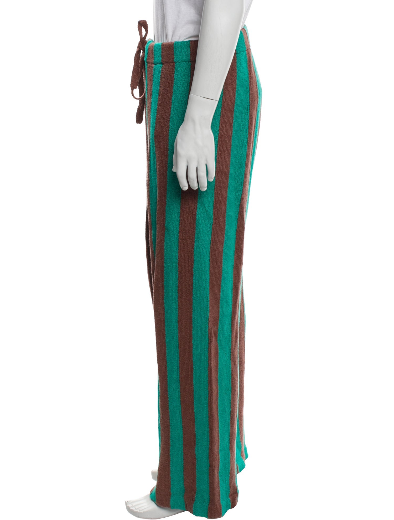 The Elder Statesman Striped Pants