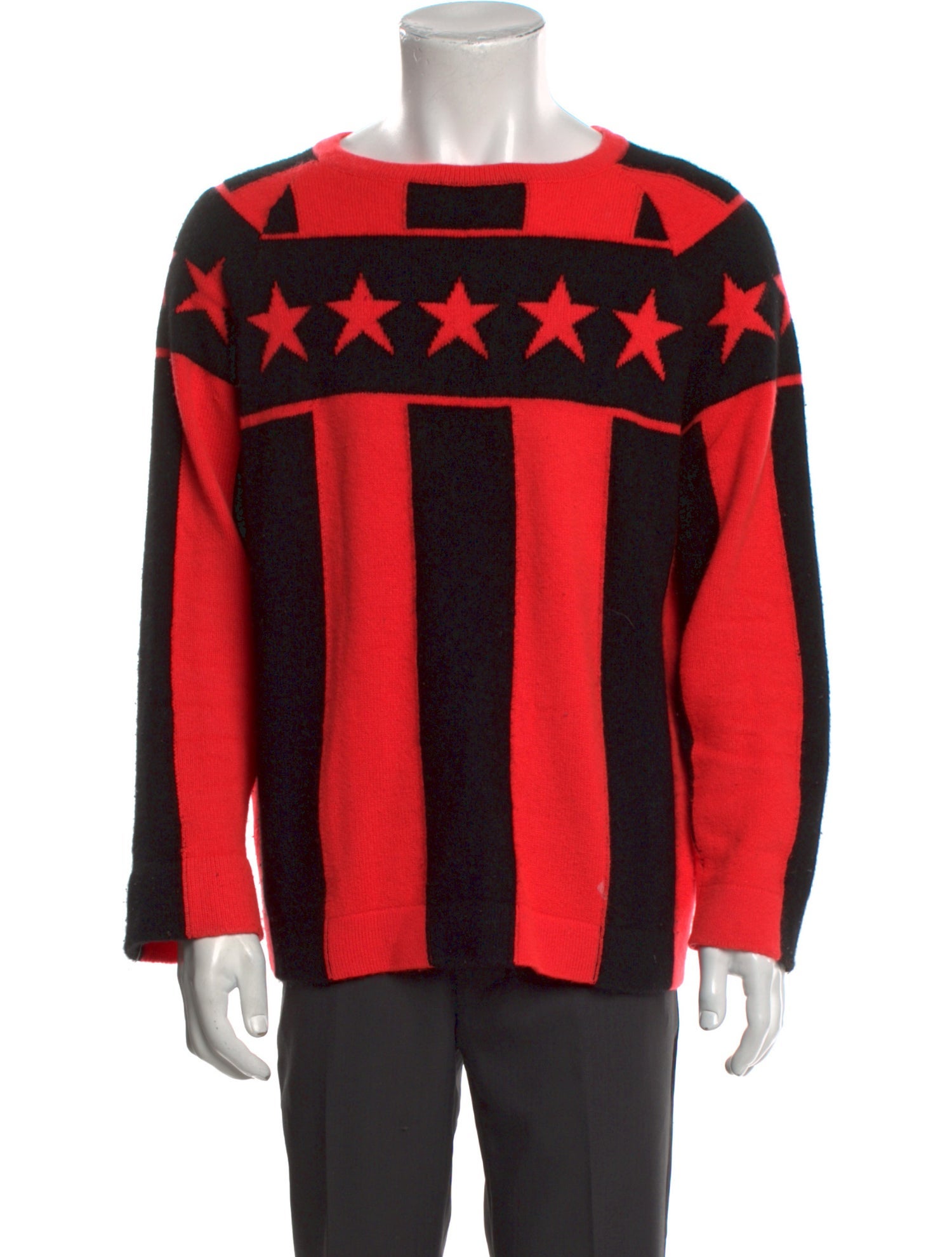 The Elder Statesman Cashmere Graphic Print Pullover