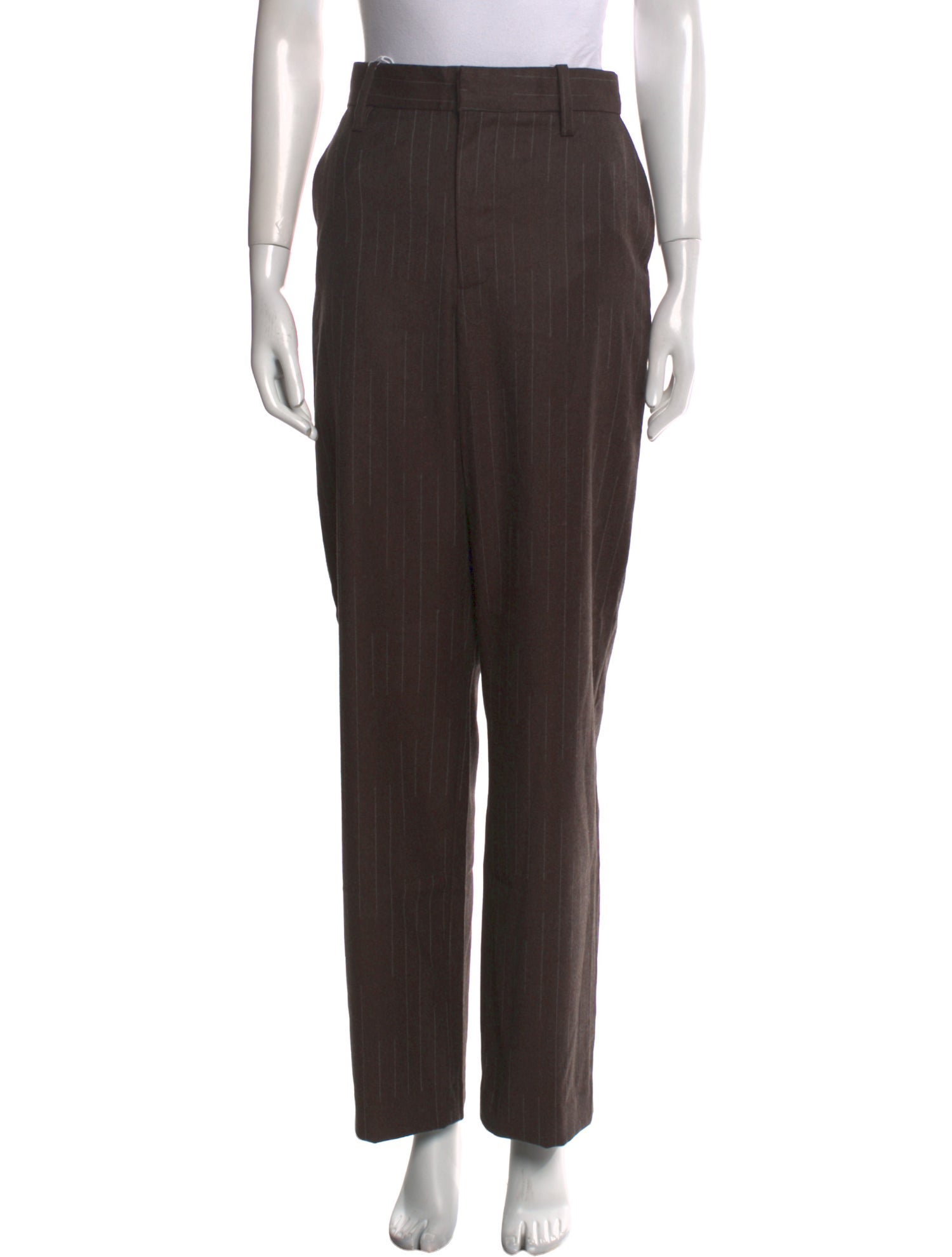 The Elder Statesman Striped Wide Leg Pants