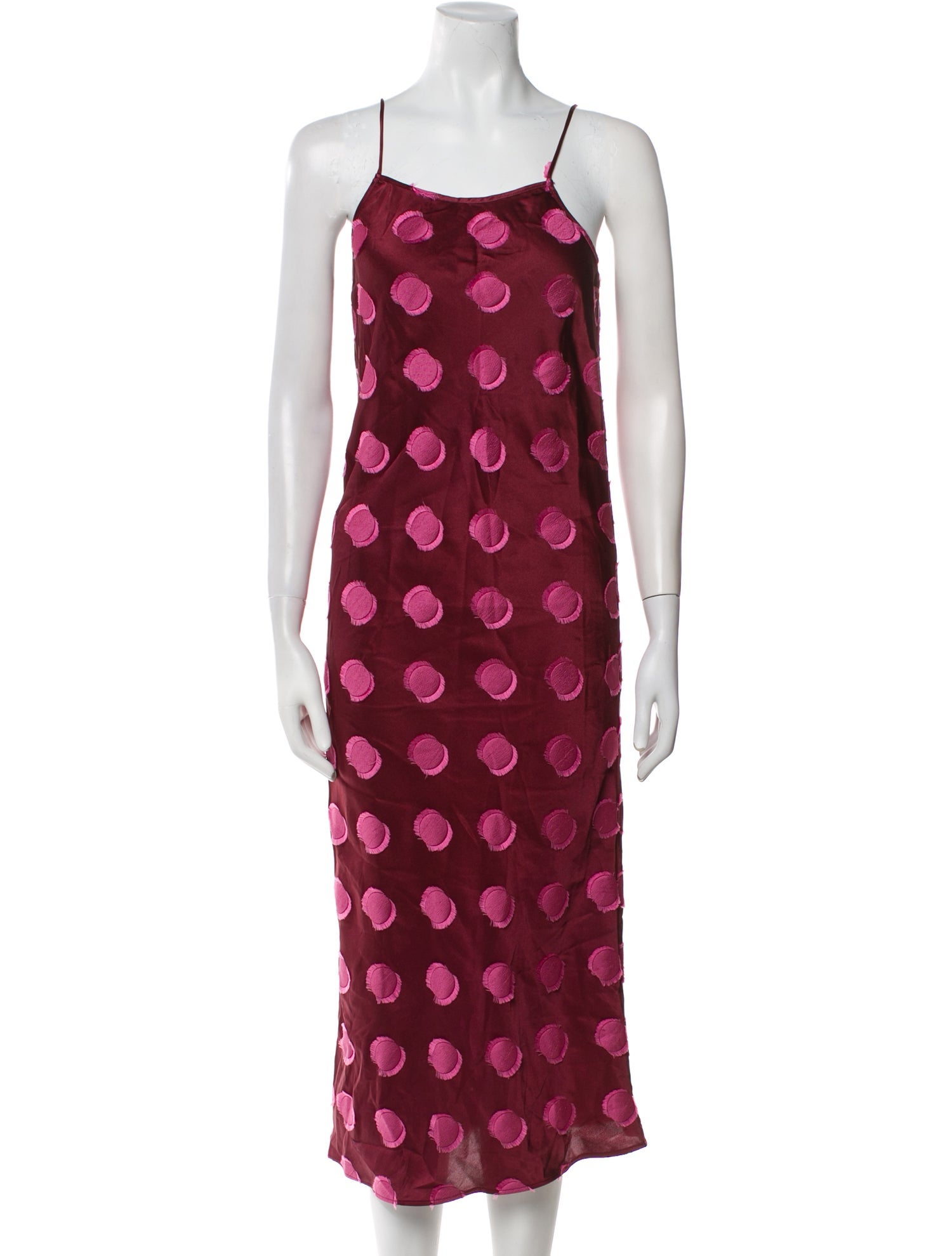 The Elder Statesman Silk Midi Length Dress