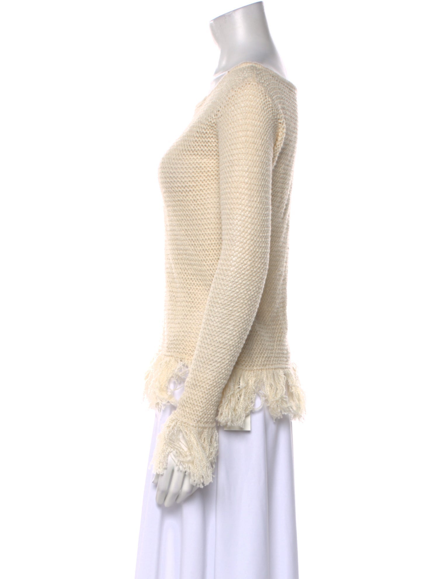 The Elder Statesman Bateau Neckline Sweater