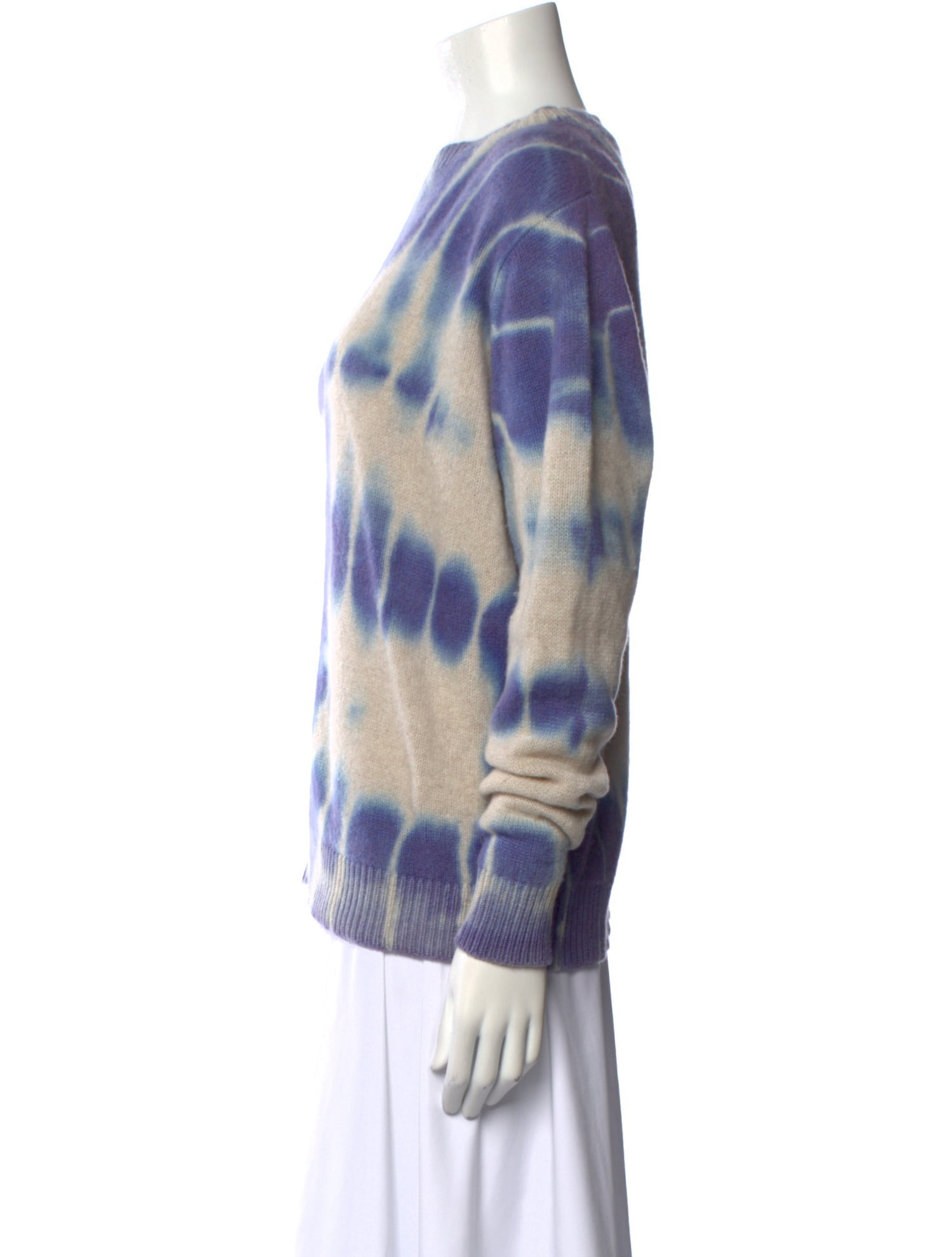 The Elder Statesman Cashmere Tie-Dye Print Sweater