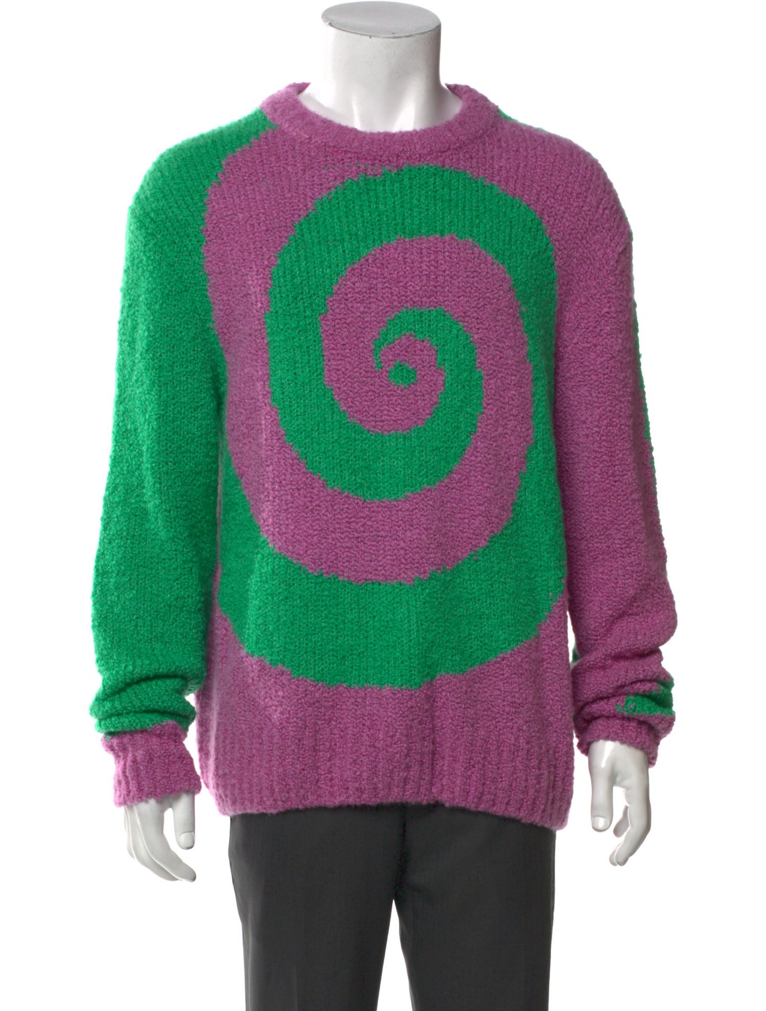 The Elder Statesman Cashmere Printed Pullover