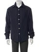 The Elder Statesman Striped Long Sleeve Shirt