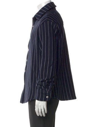 The Elder Statesman Striped Long Sleeve Shirt