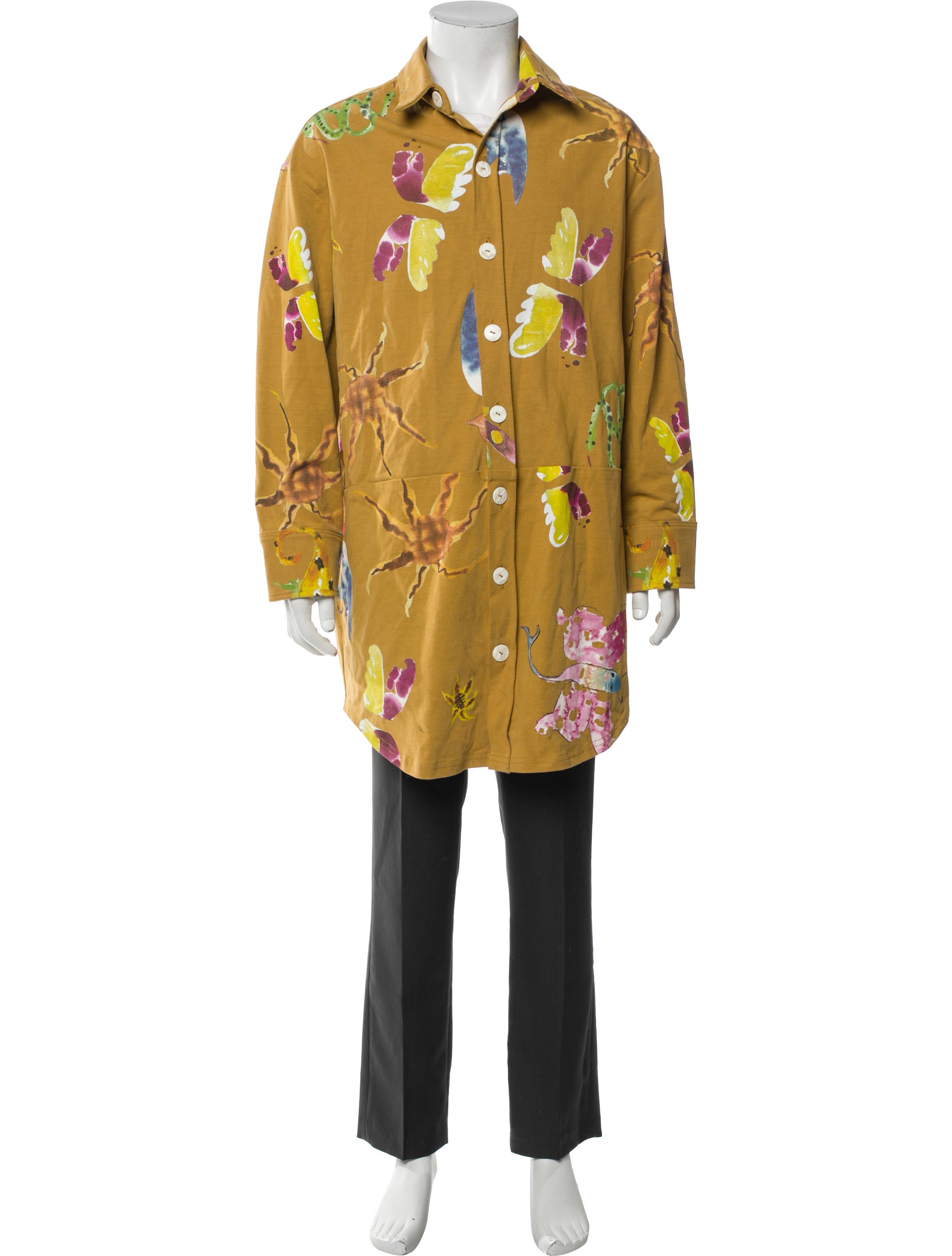 The Elder Statesman Printed Parka