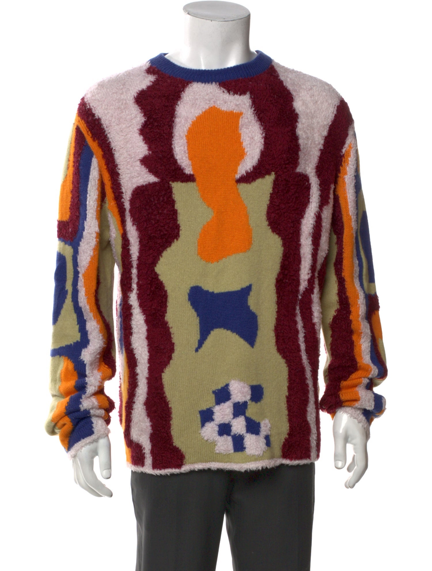 The Elder Statesman Cashmere Printed Pullover