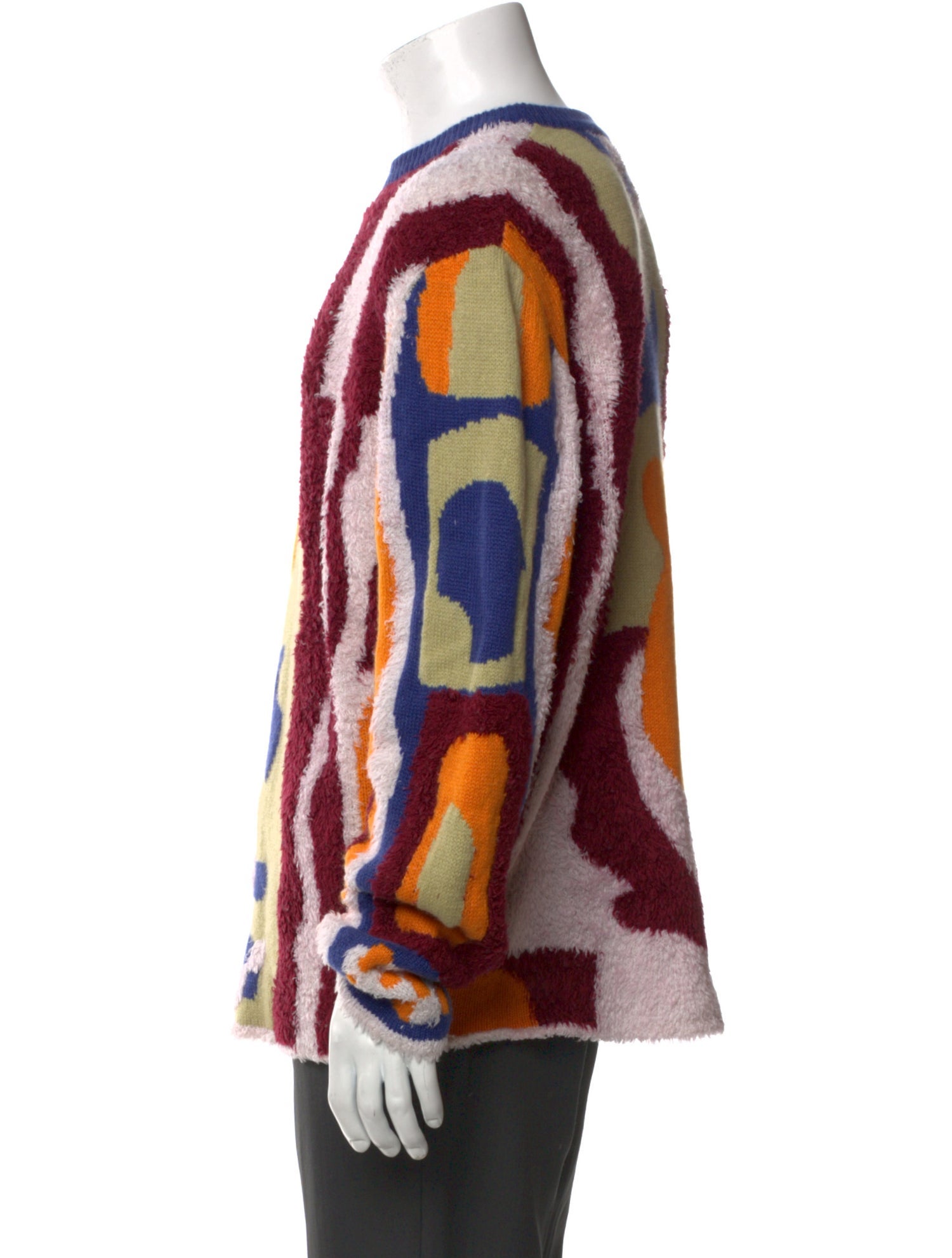 The Elder Statesman Cashmere Printed Pullover