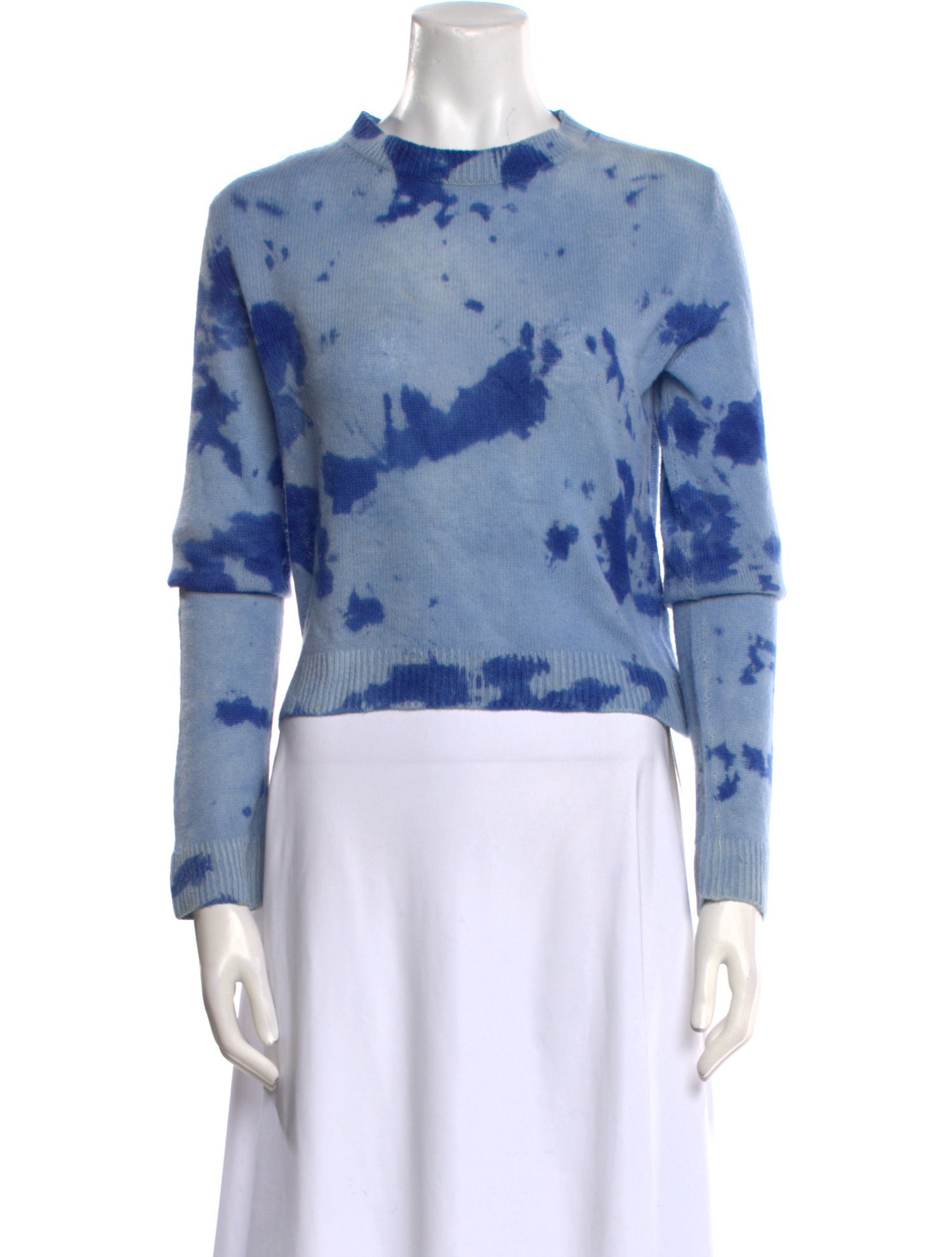 The Elder Statesman Cashmere Tie-Dye Print Sweater