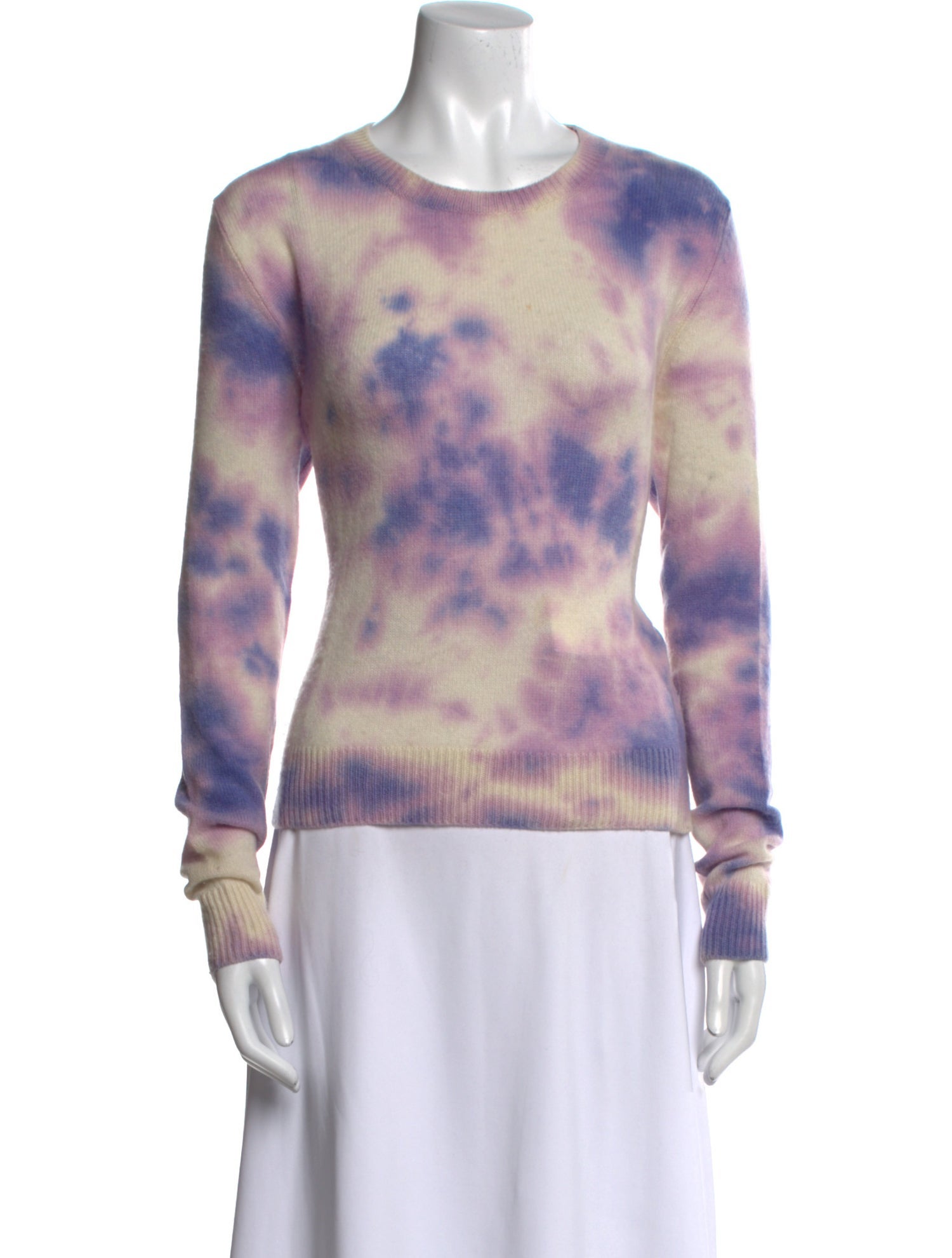 The Elder Statesman Cashmere Tie-Dye Print Sweater