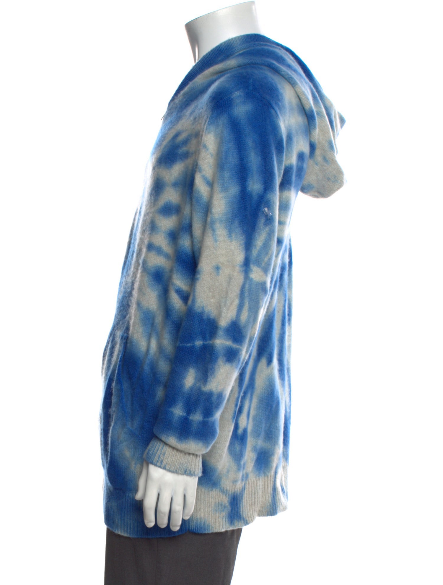 The Elder Statesman Cashmere Tie-Dye Print Cardigan