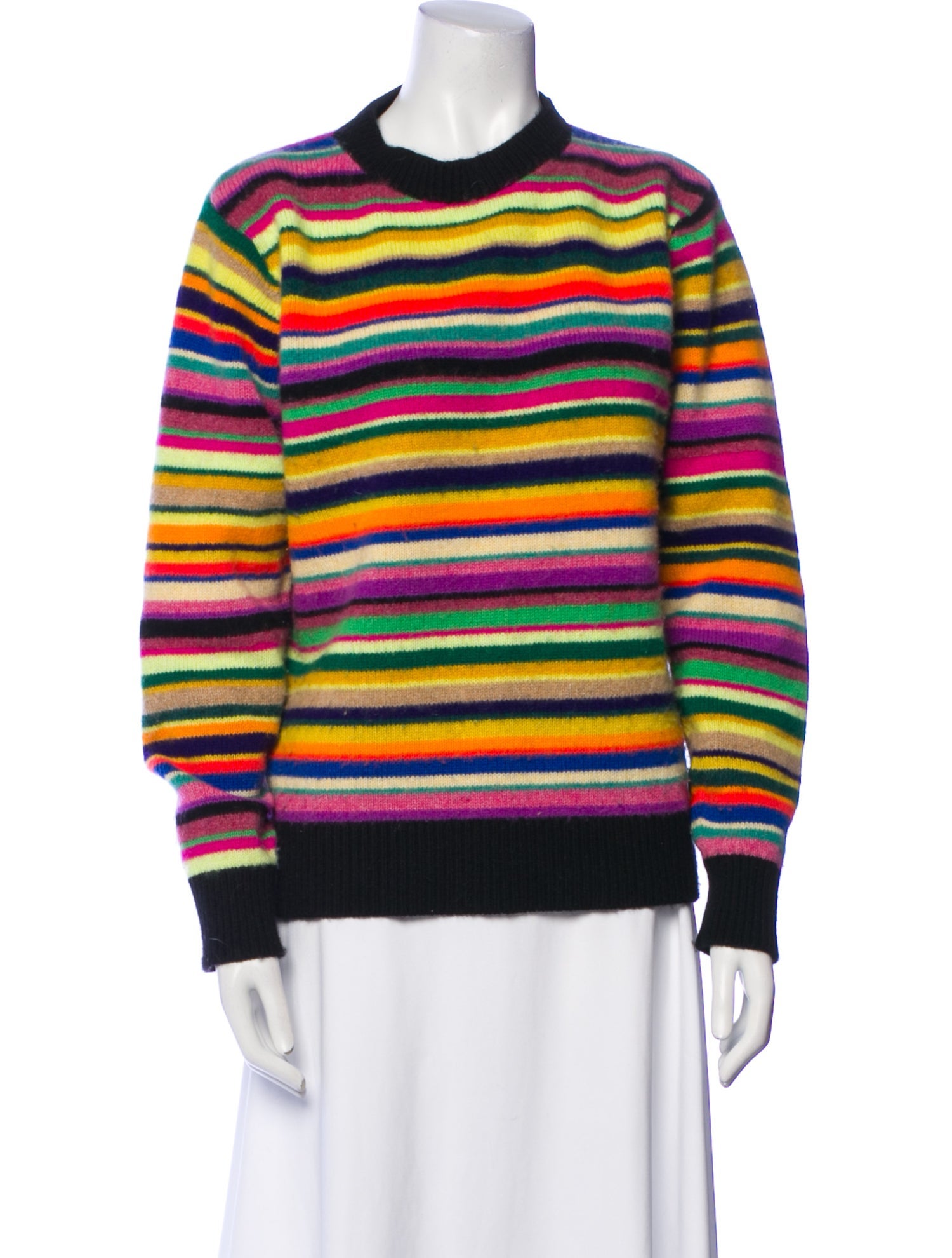The Elder Statesman Cashmere Striped Sweater