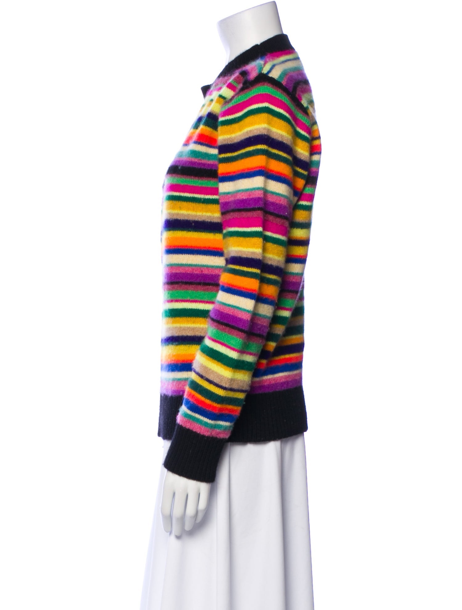 The Elder Statesman Cashmere Striped Sweater