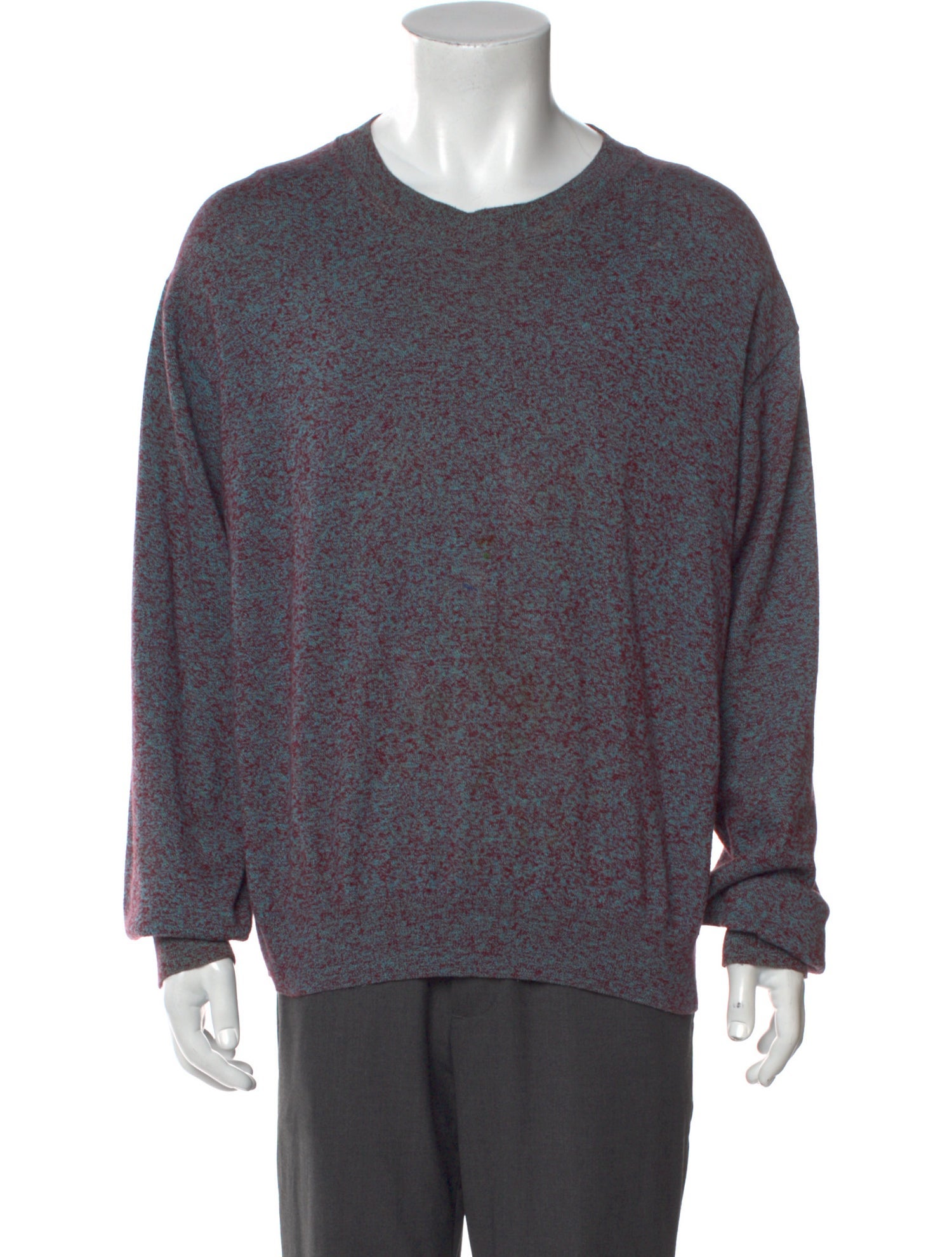 The Elder Statesman Crew Neck Long Sleeve Pullover