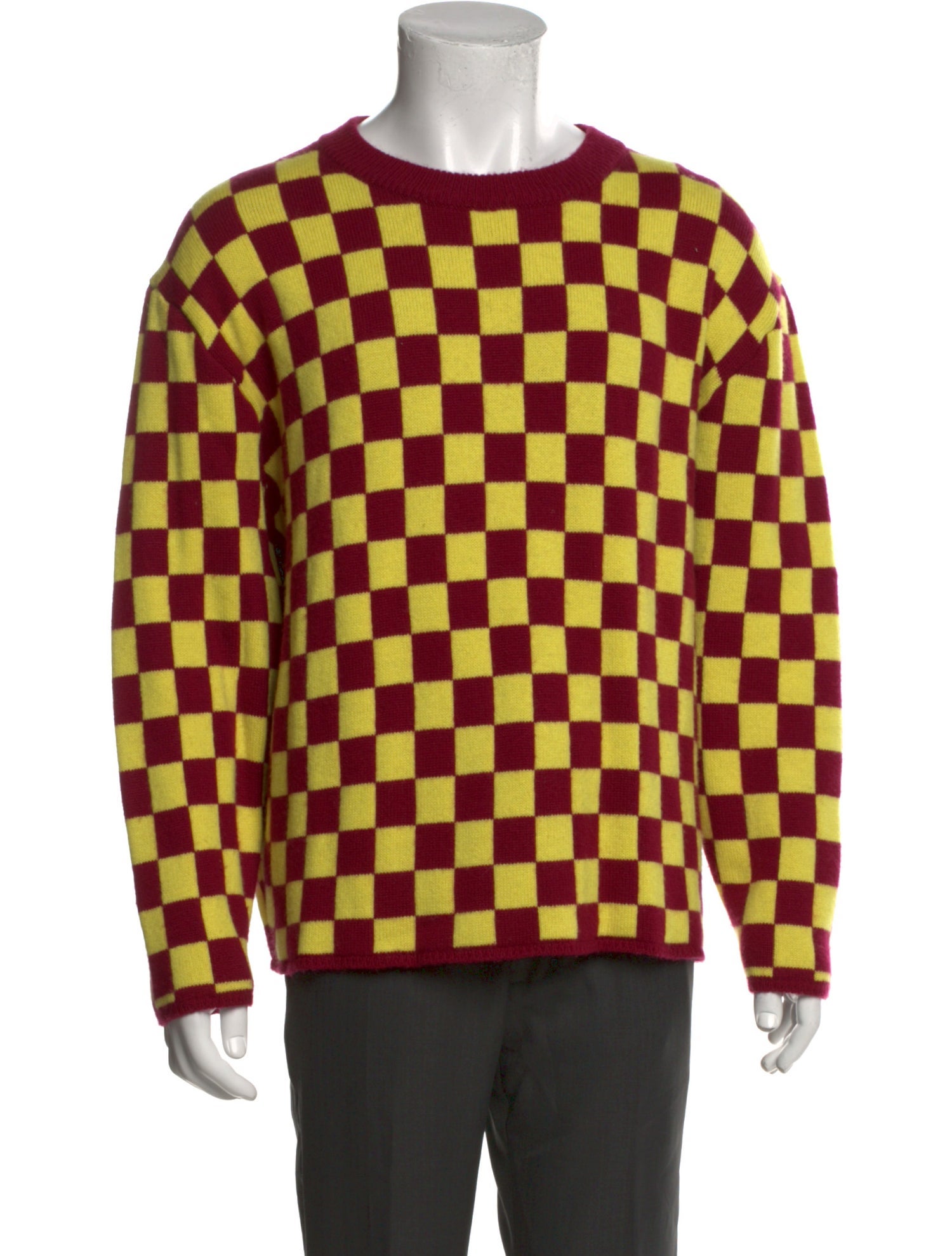 The Elder Statesman Cashmere Plaid Print Pullover