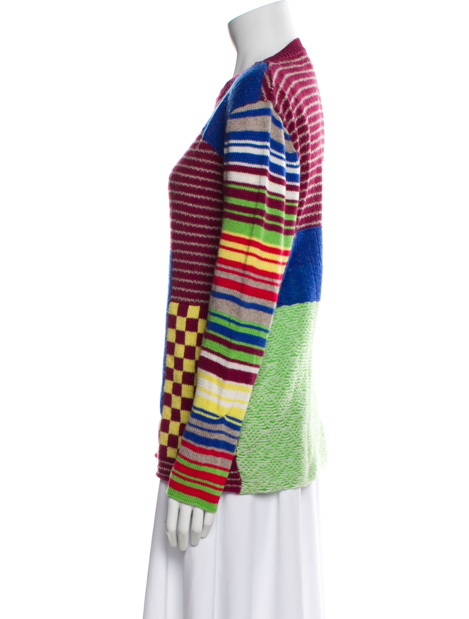 The Elder Statesman Wool Printed Sweater