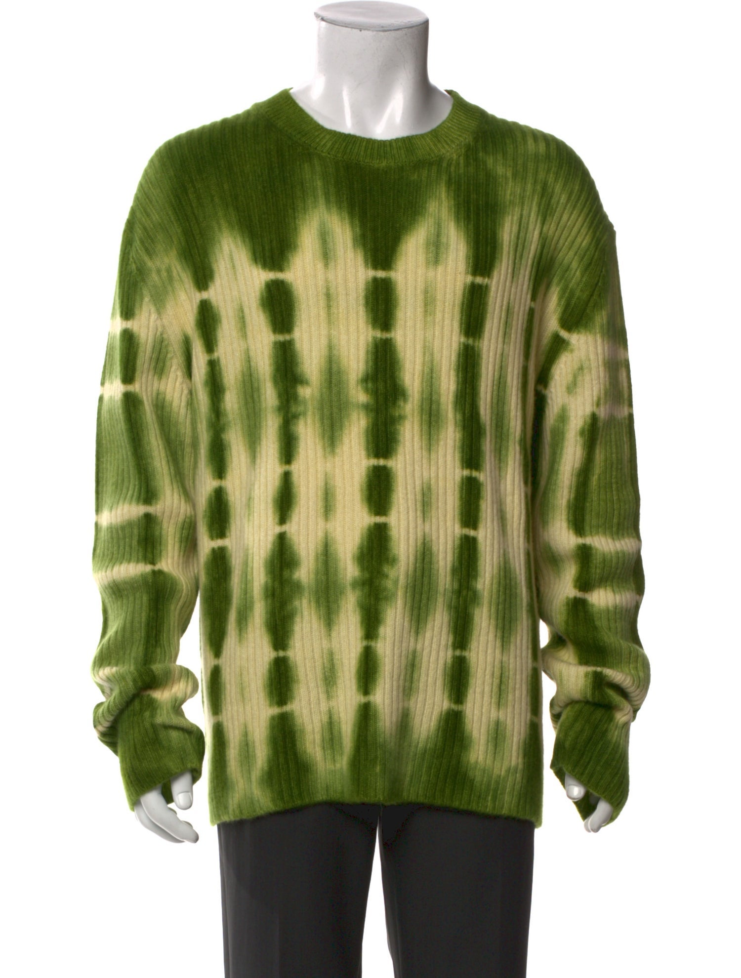 The Elder Statesman Cashmere Tie-Dye Print Pullover