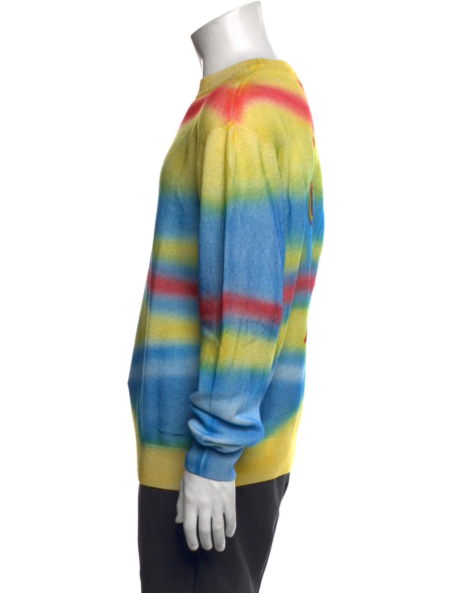 The Elder Statesman Cashmere Striped Pullover w/ Tags