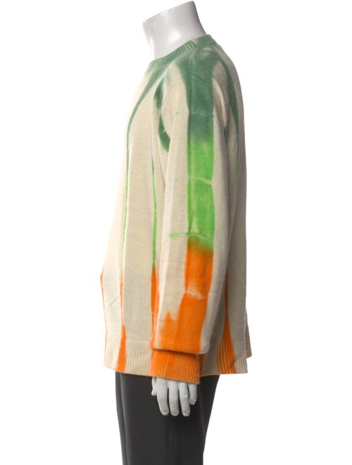 The Elder Statesman Cashmere Tie-Dye Print Pullover