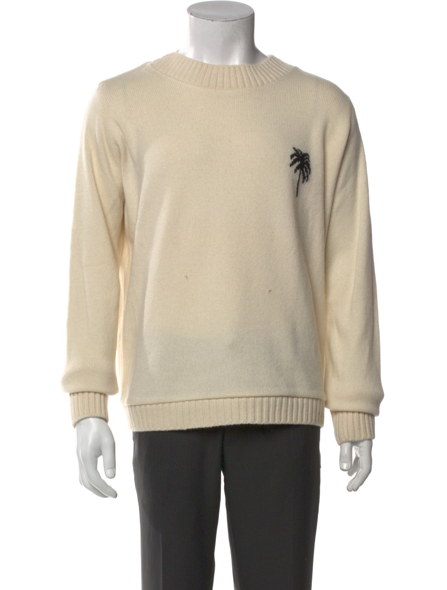 The Elder Statesman Cashmere Graphic Print Pullover