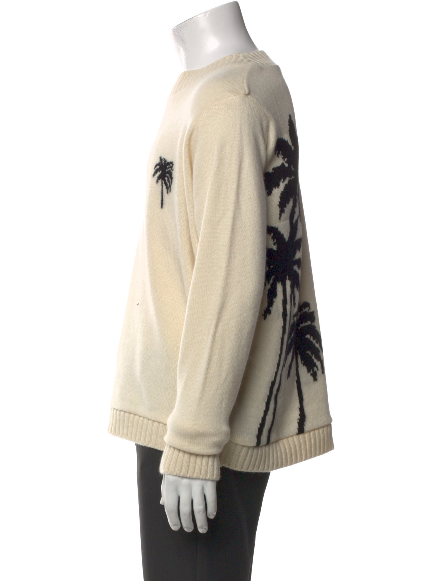 The Elder Statesman Cashmere Graphic Print Pullover