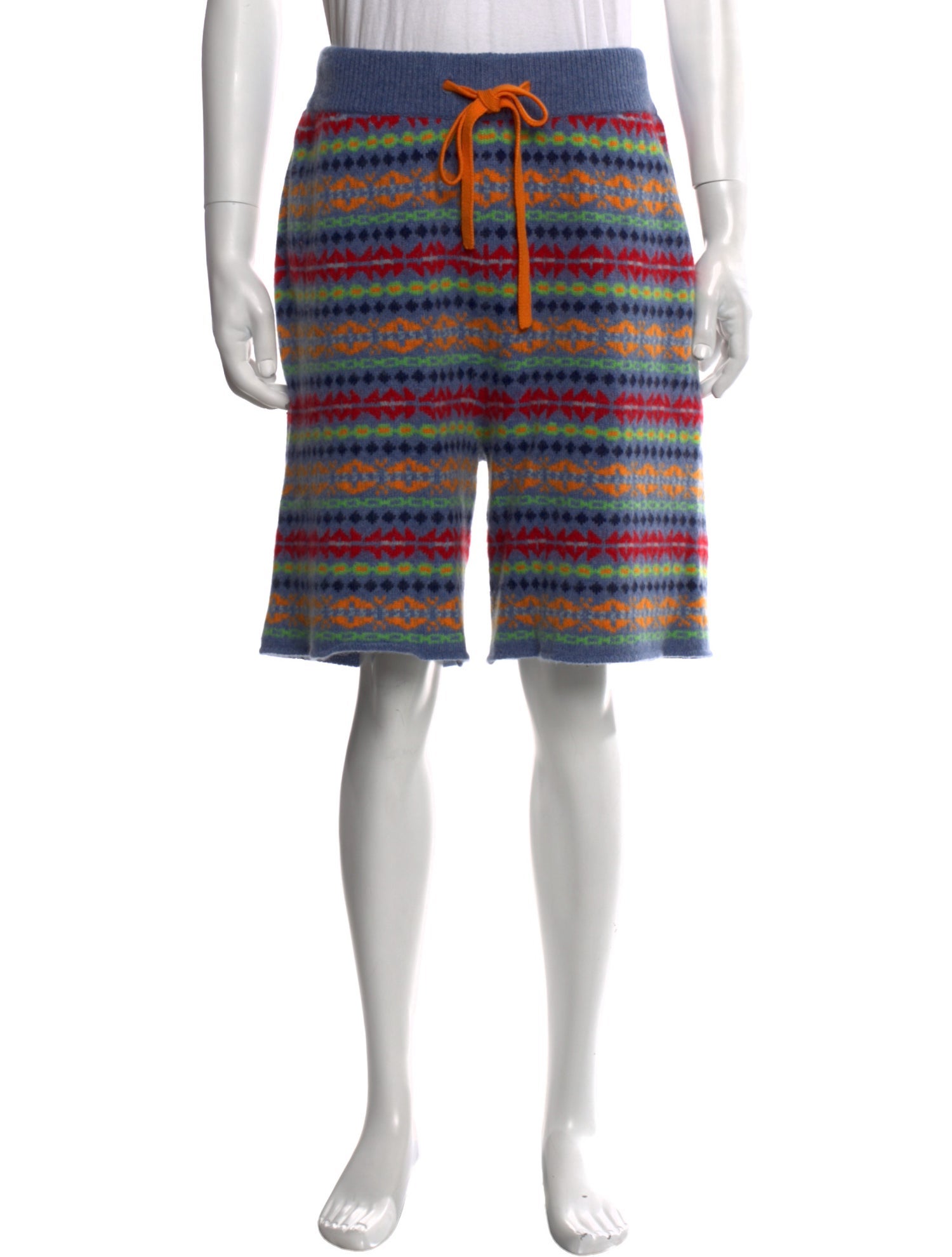 The Elder Statesman Cashmere Jogger Shorts