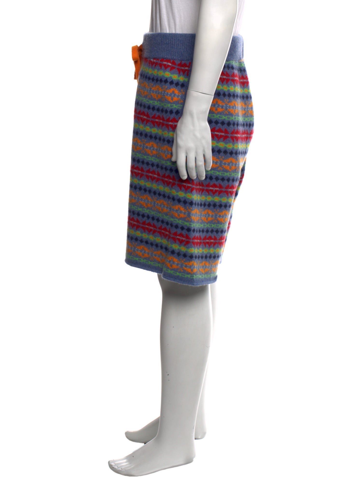 The Elder Statesman Cashmere Jogger Shorts