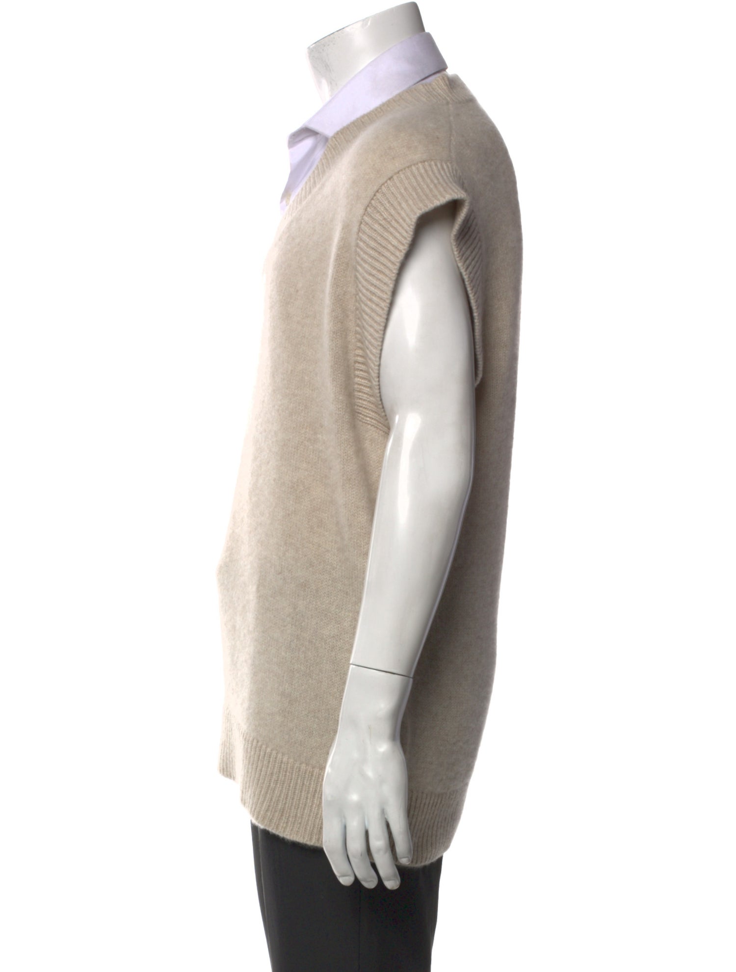 The Elder Statesman Cashmere V-Neck Sweater Vest