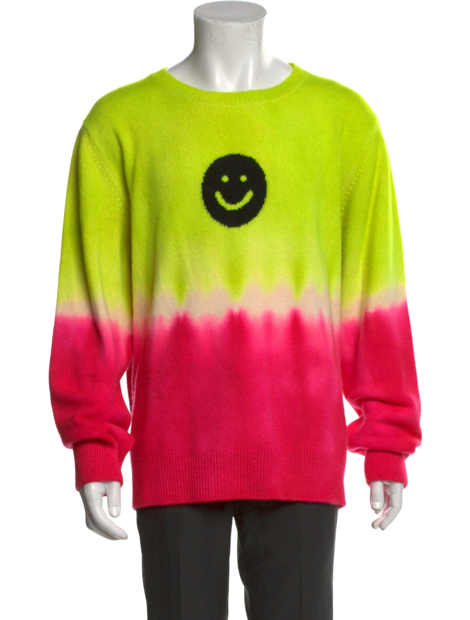 The Elder Statesman Cashmere Graphic Print Pullover