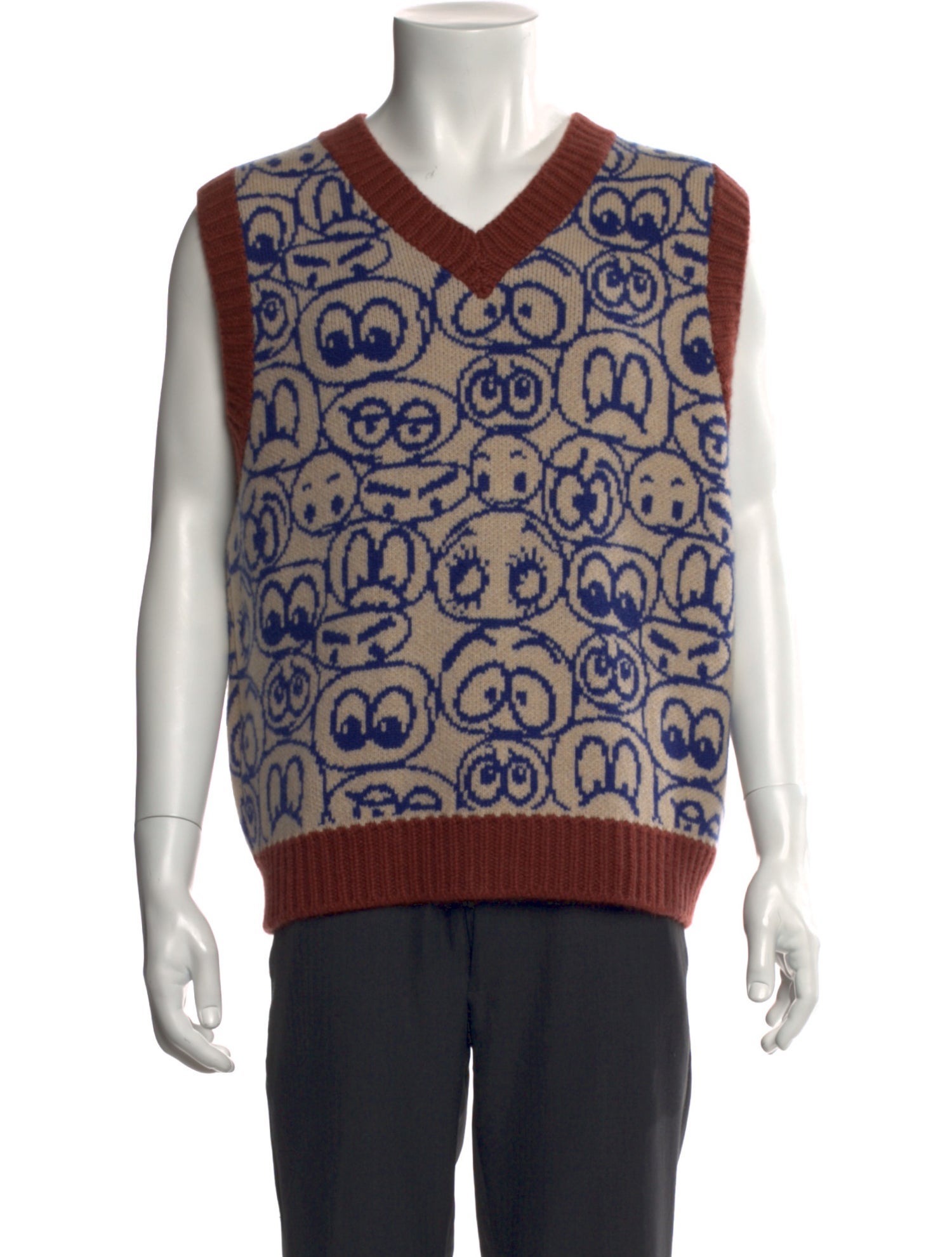 The Elder Statesman Cashmere Printed Pullover