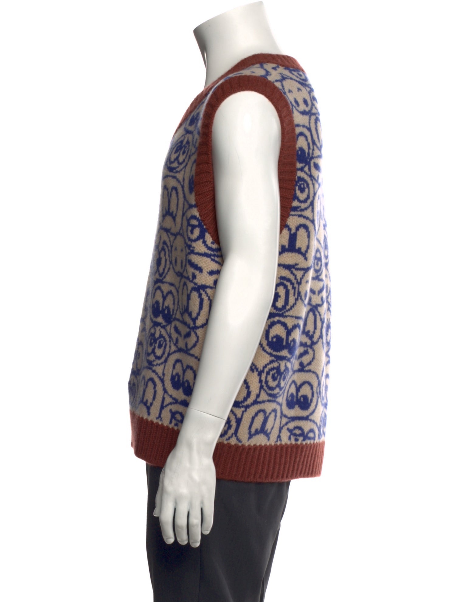 The Elder Statesman Cashmere Printed Pullover