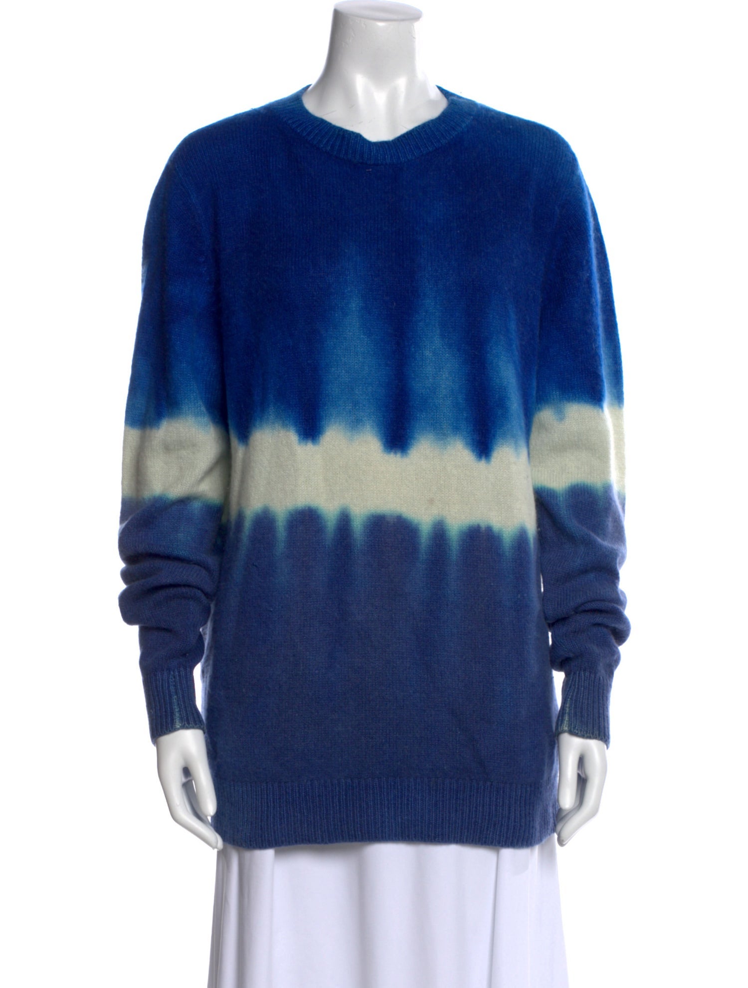 The Elder Statesman Cashmere Tie-Dye Print Sweater