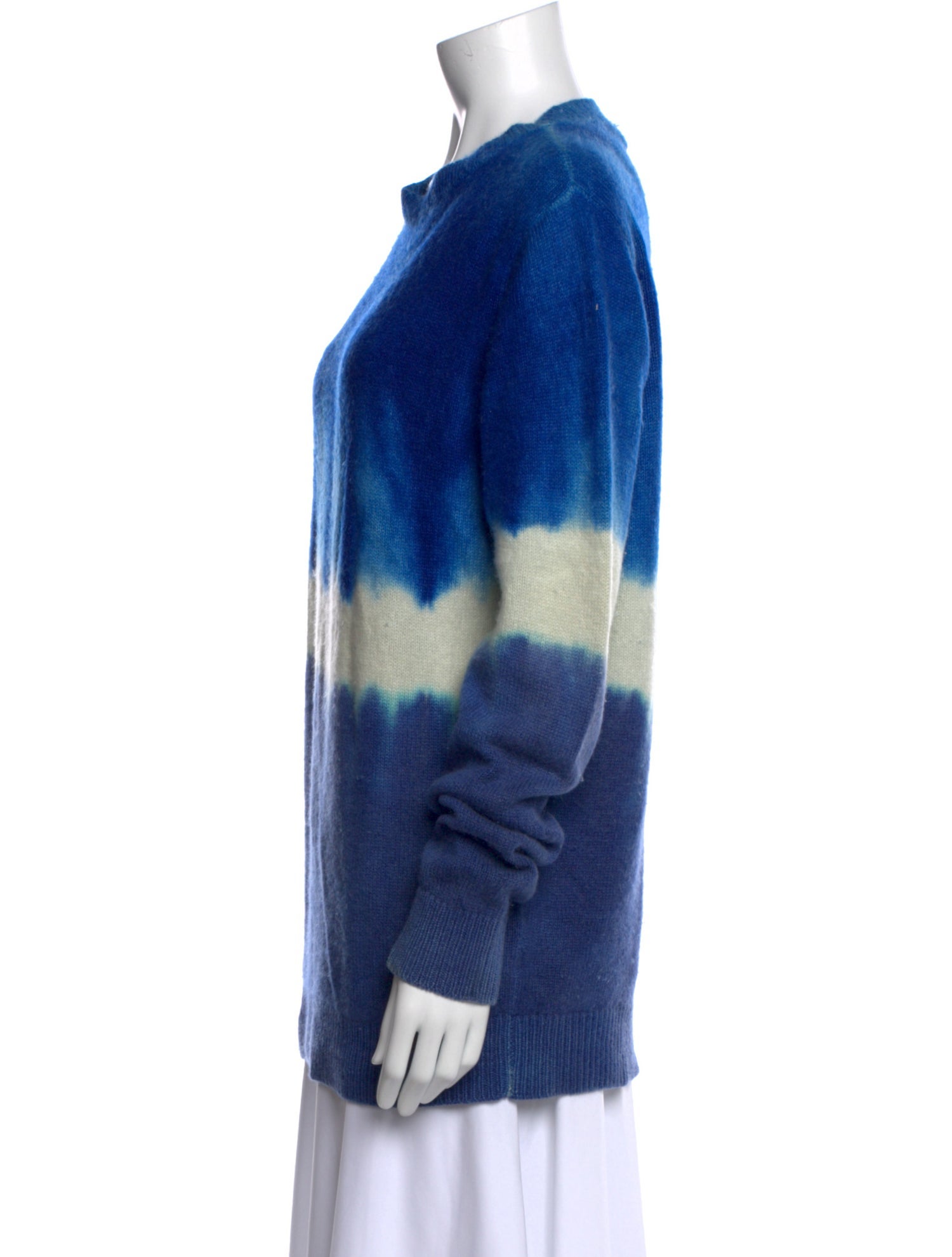 The Elder Statesman Cashmere Tie-Dye Print Sweater
