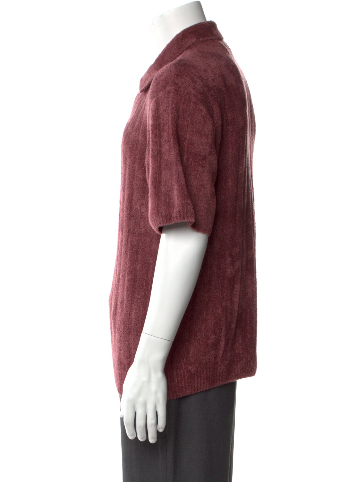 The Elder Statesman Collar Short Sleeve Polo Shirt w/ Tags