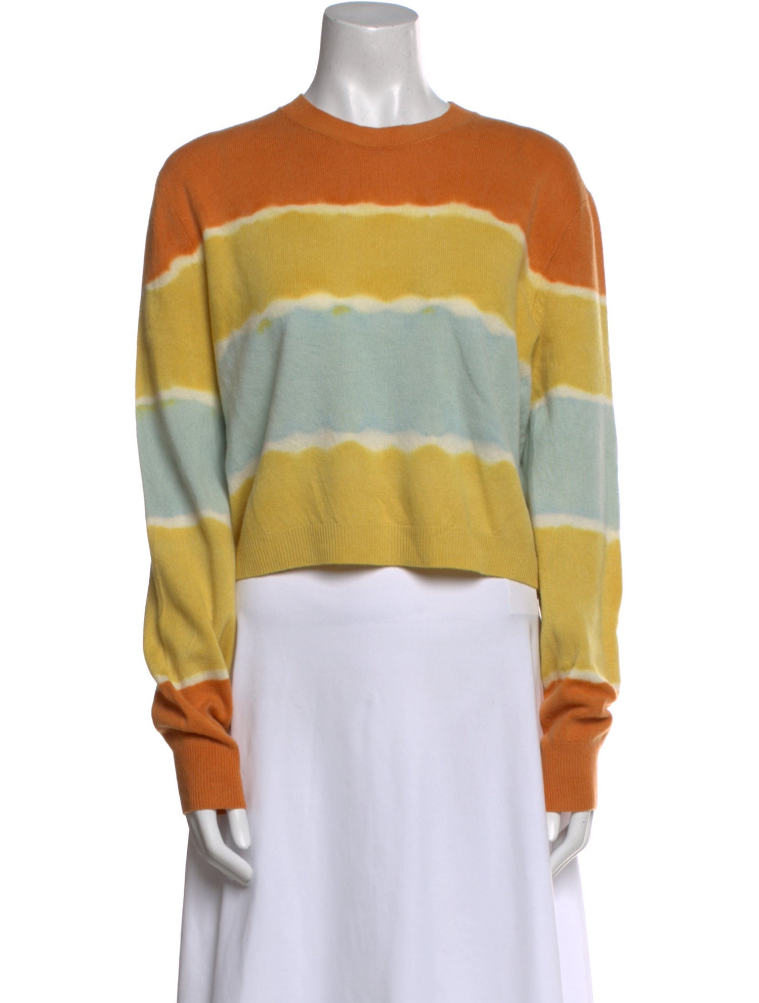 The Elder Statesman Merino Wool Striped Sweater w/ Tags