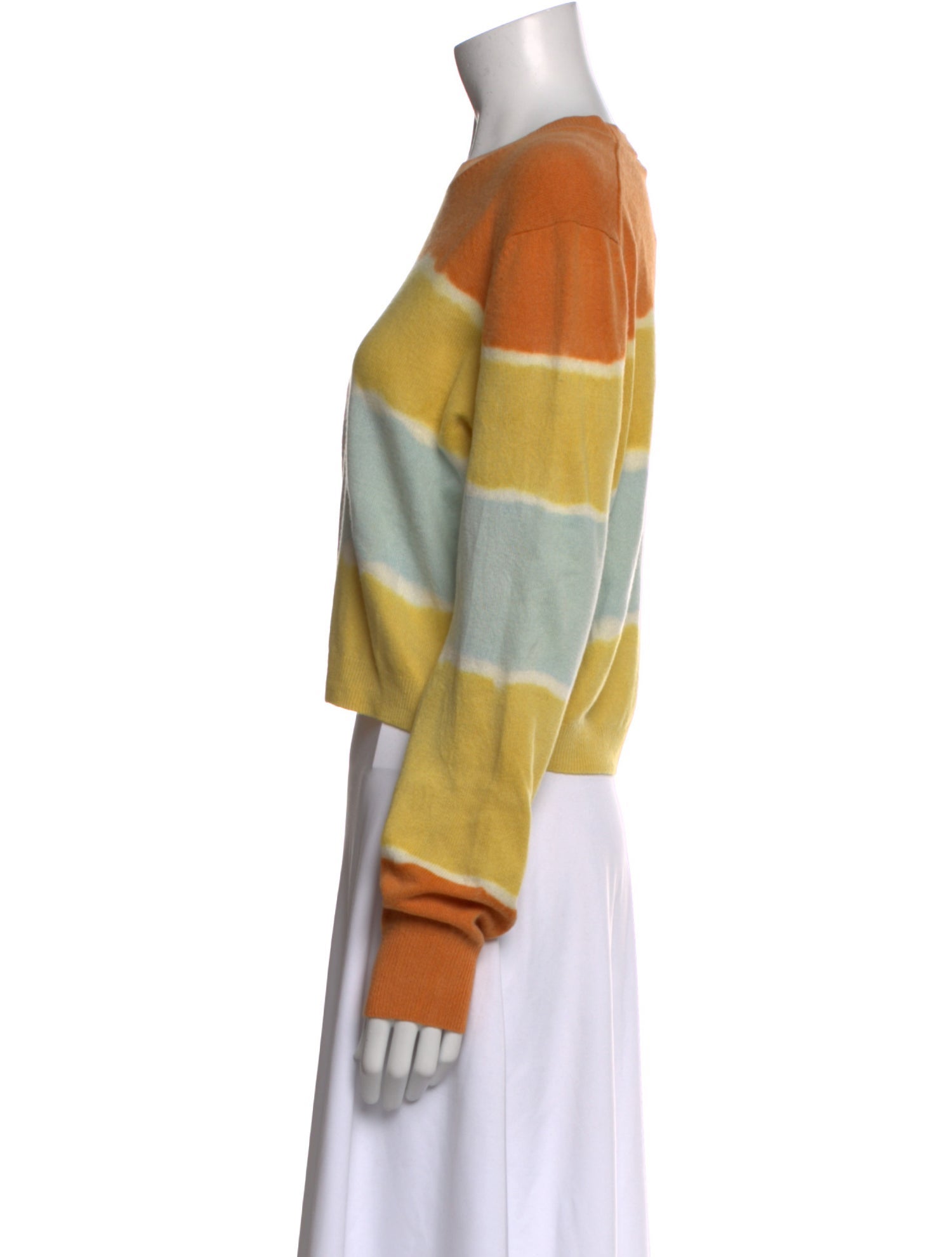 The Elder Statesman Merino Wool Striped Sweater w/ Tags