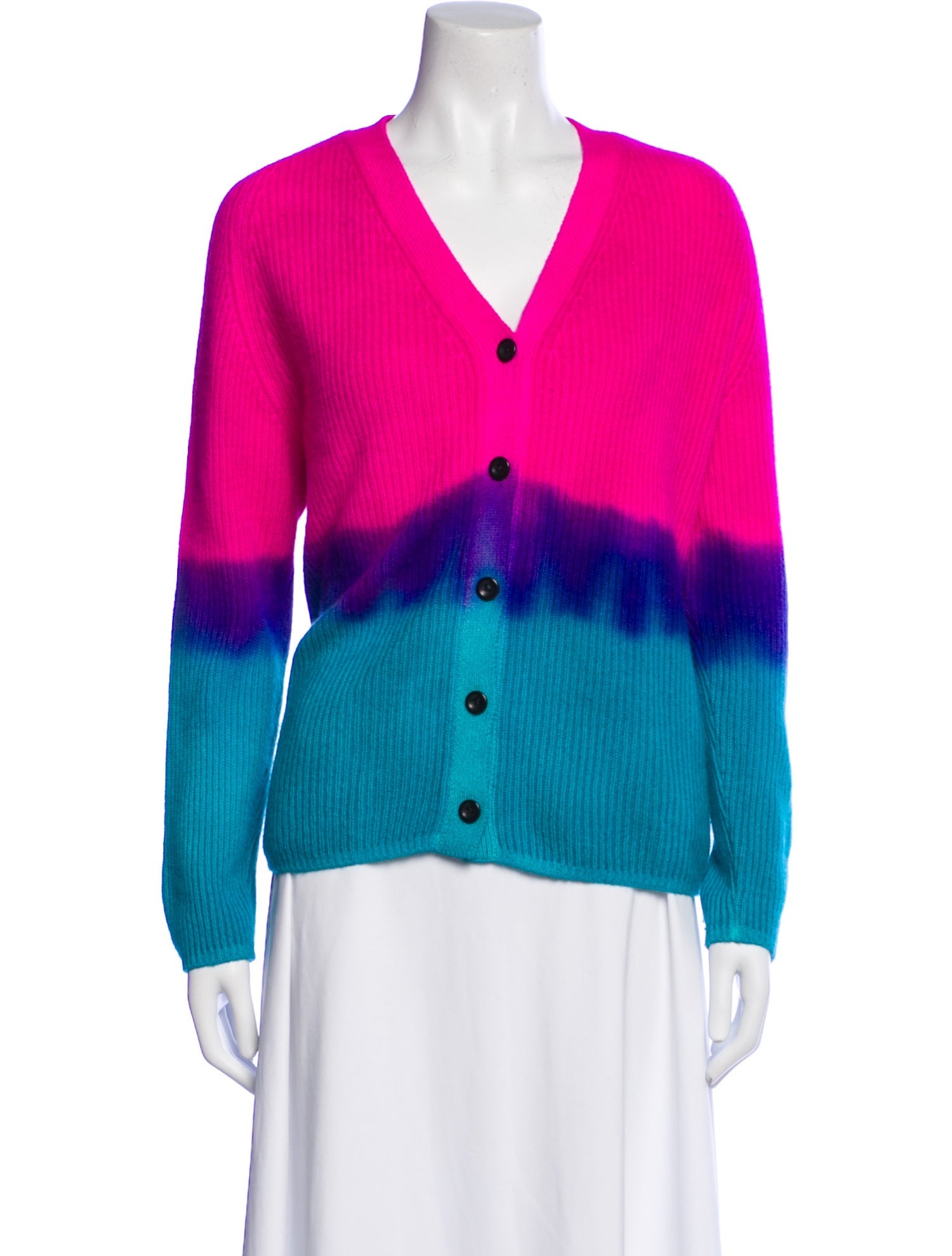 The Elder Statesman Cashmere Tie-Dye Print Sweater