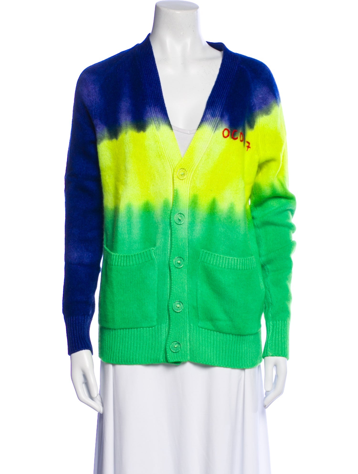 The Elder Statesman Cashmere Tie-Dye Print Sweater