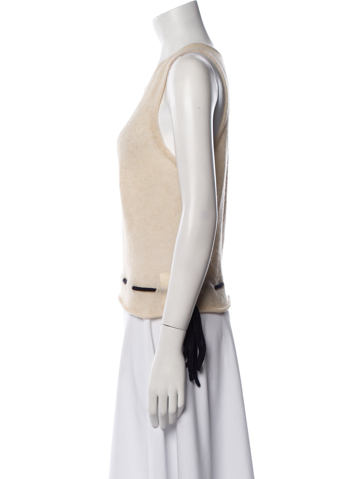 The Elder Statesman Cashmere Scoop Neck Top