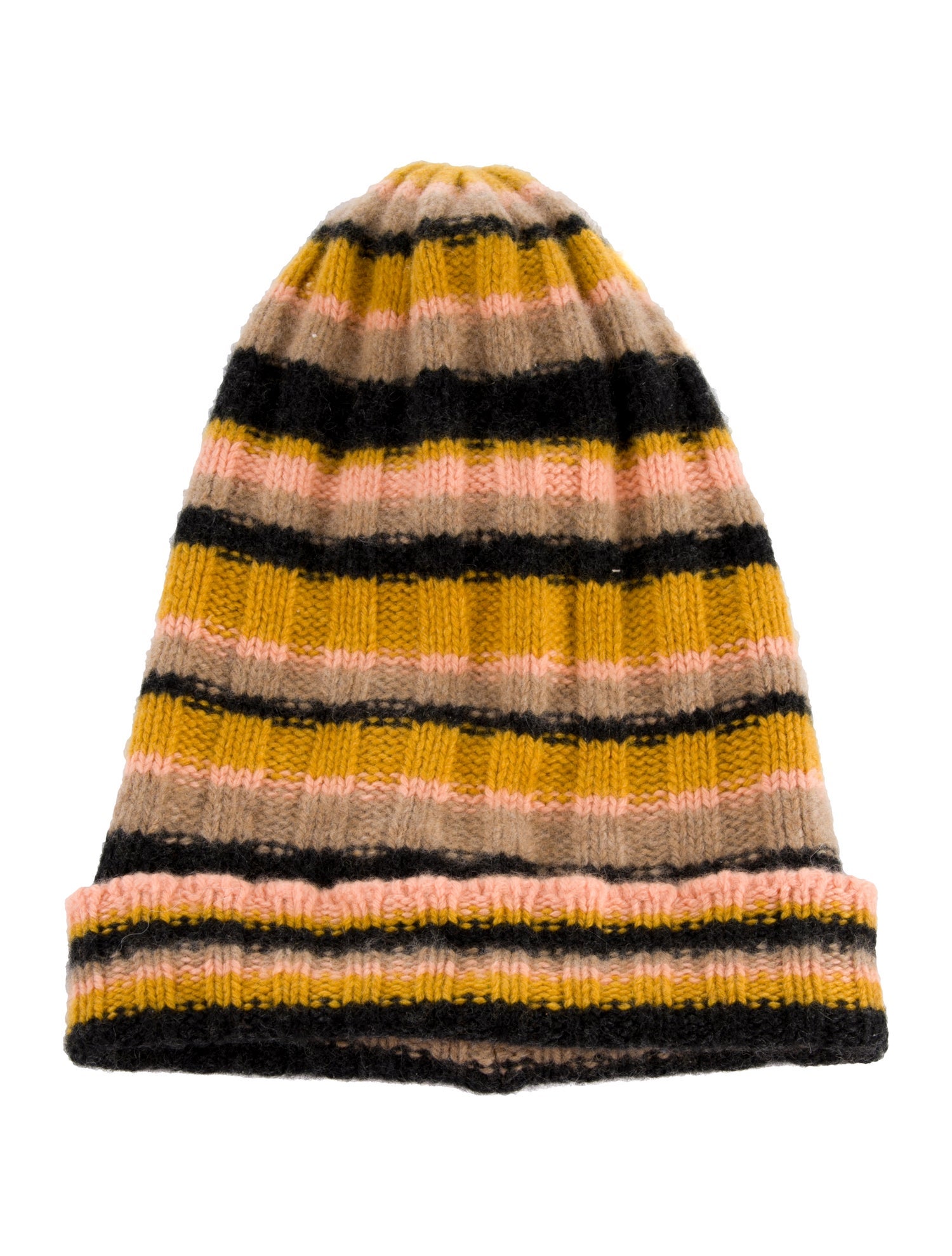 The Elder Statesman Knit Woven Beanie Hat