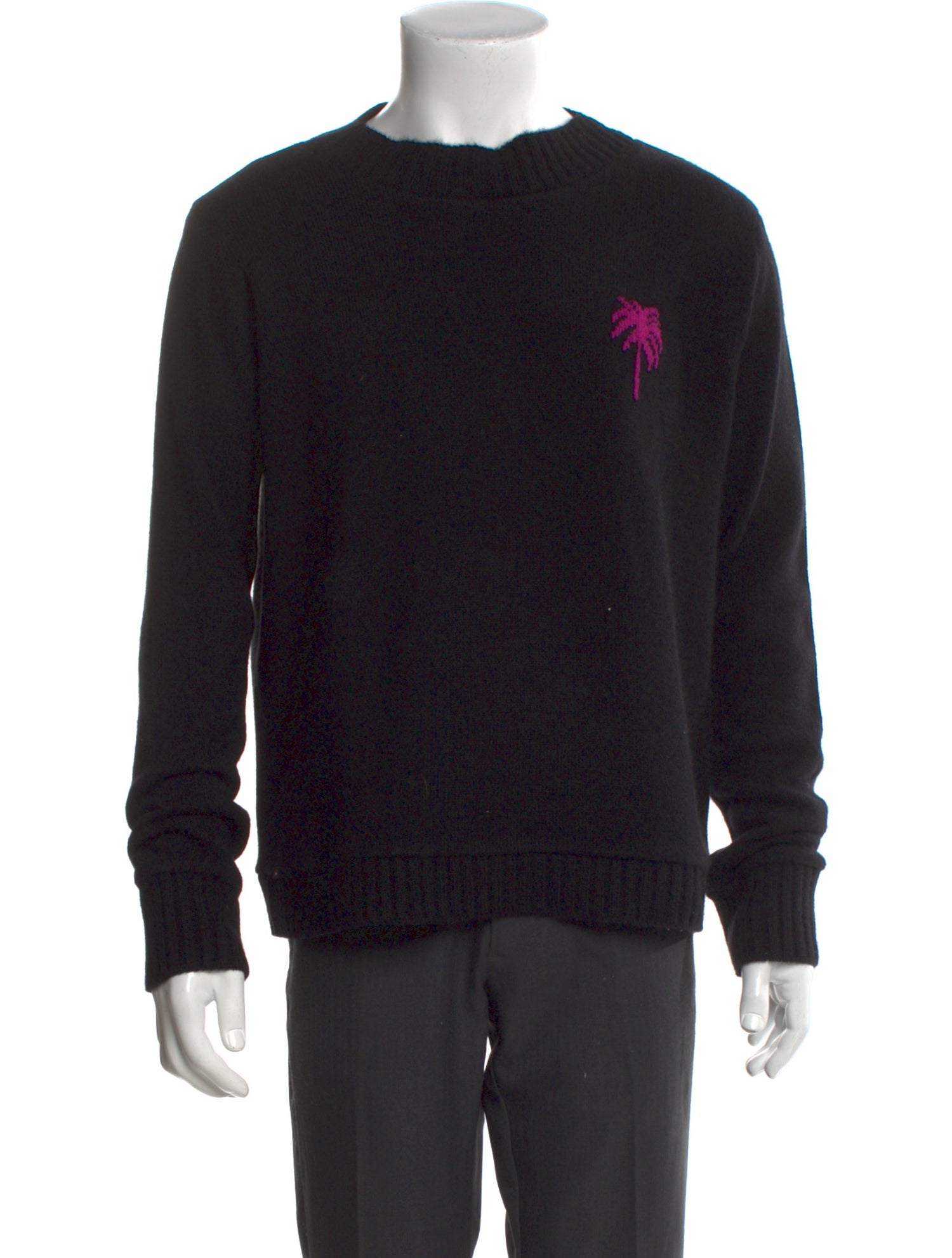 The Elder Statesman Cashmere Graphic Print Pullover